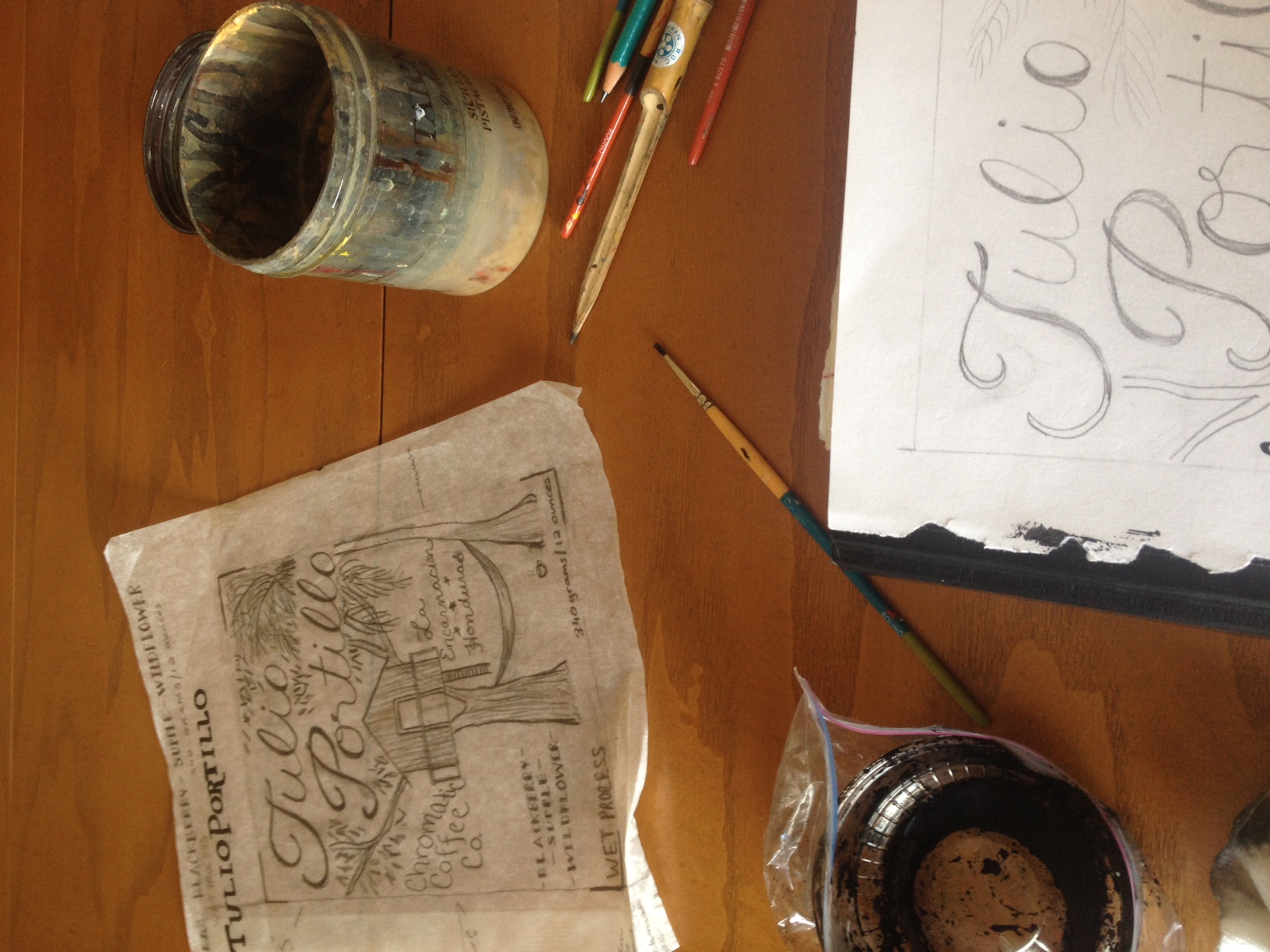 First sketches