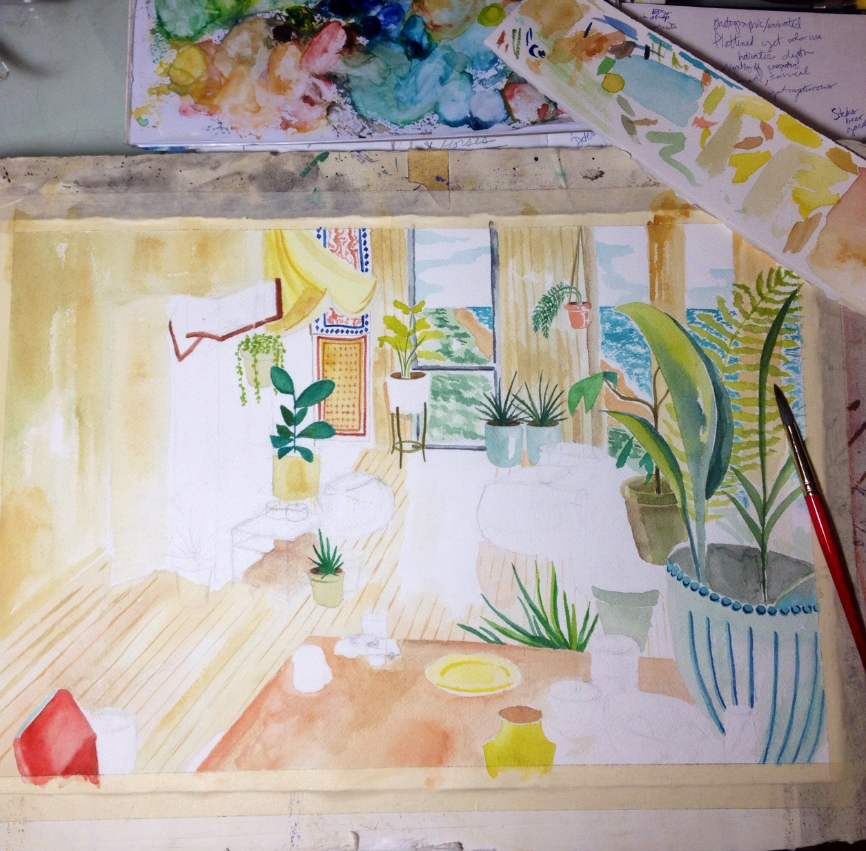 The Beach House, work in progress.