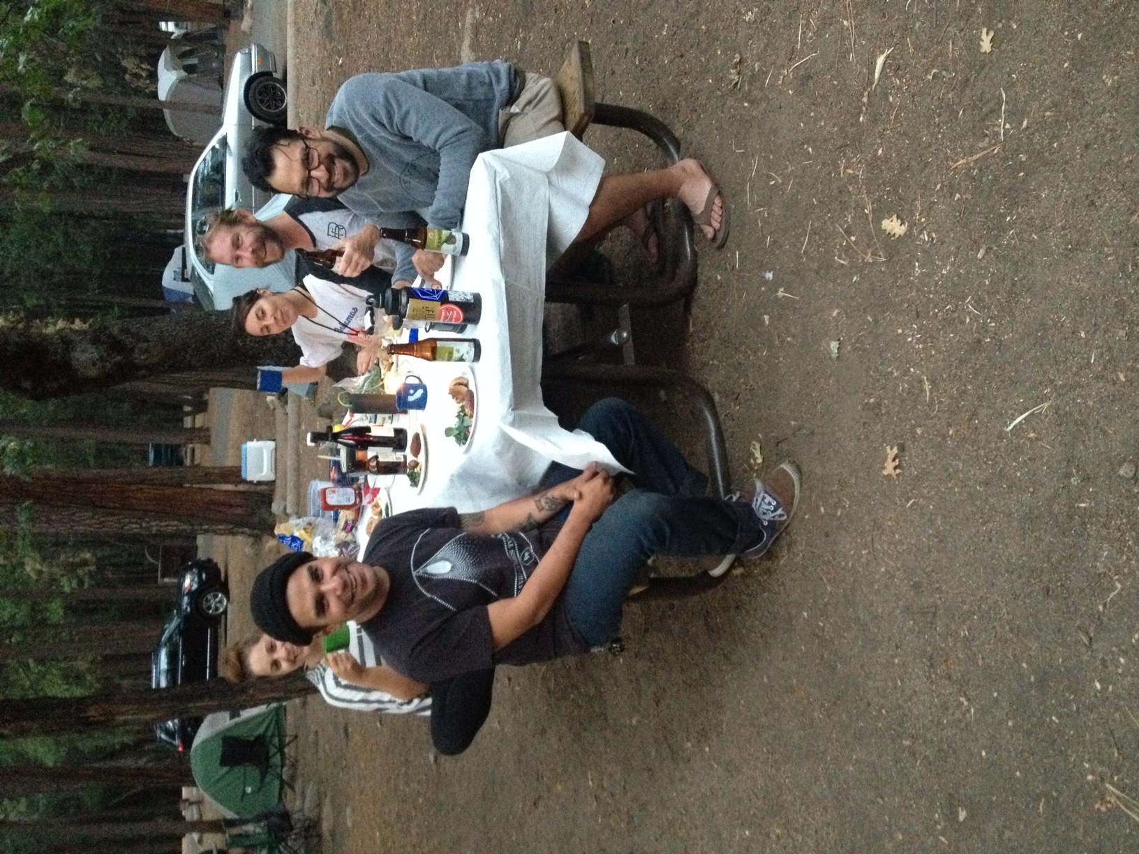Camp dinner with my sweet crew. Utterly grateful for to have these people in my life.