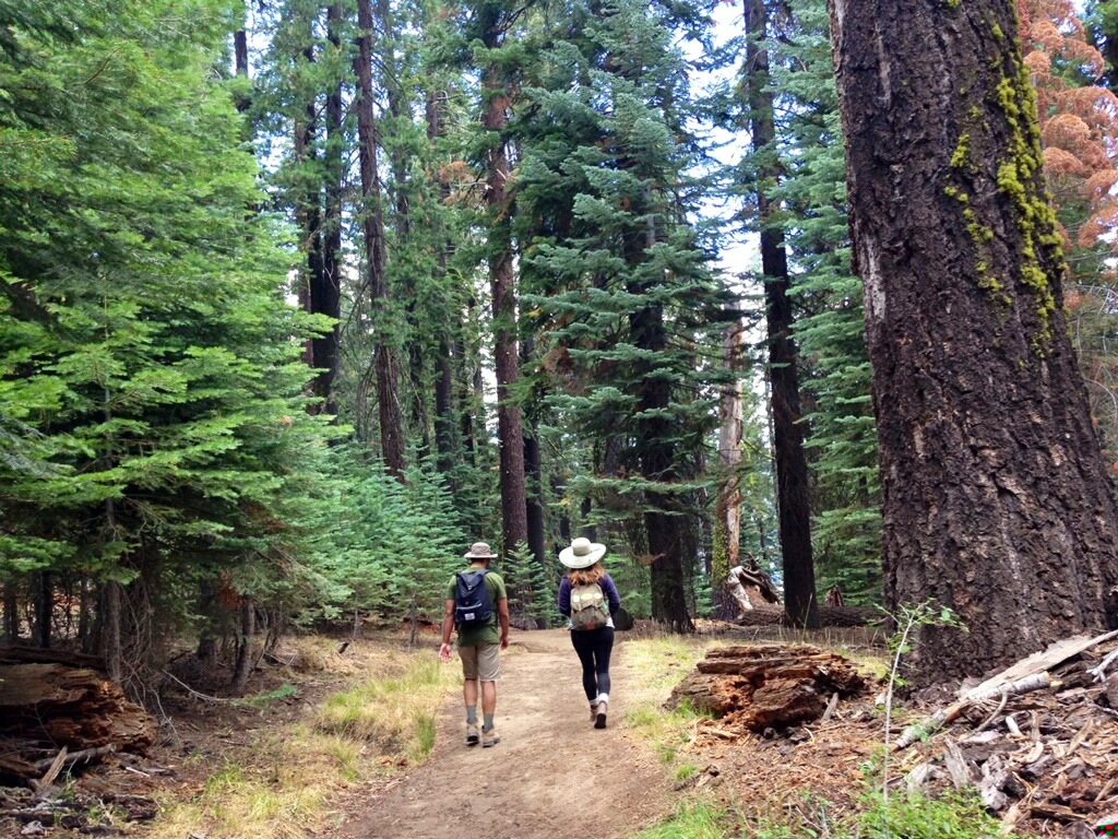 Bryan and I hiking back down. 