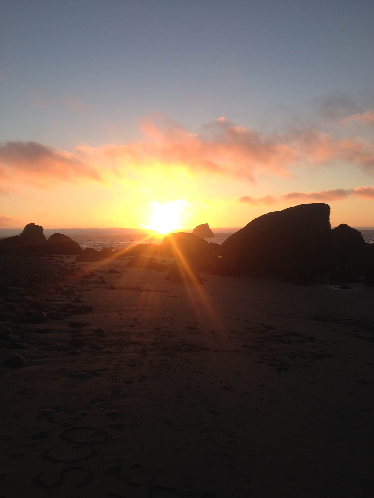 The sunset getting more ridiculous.