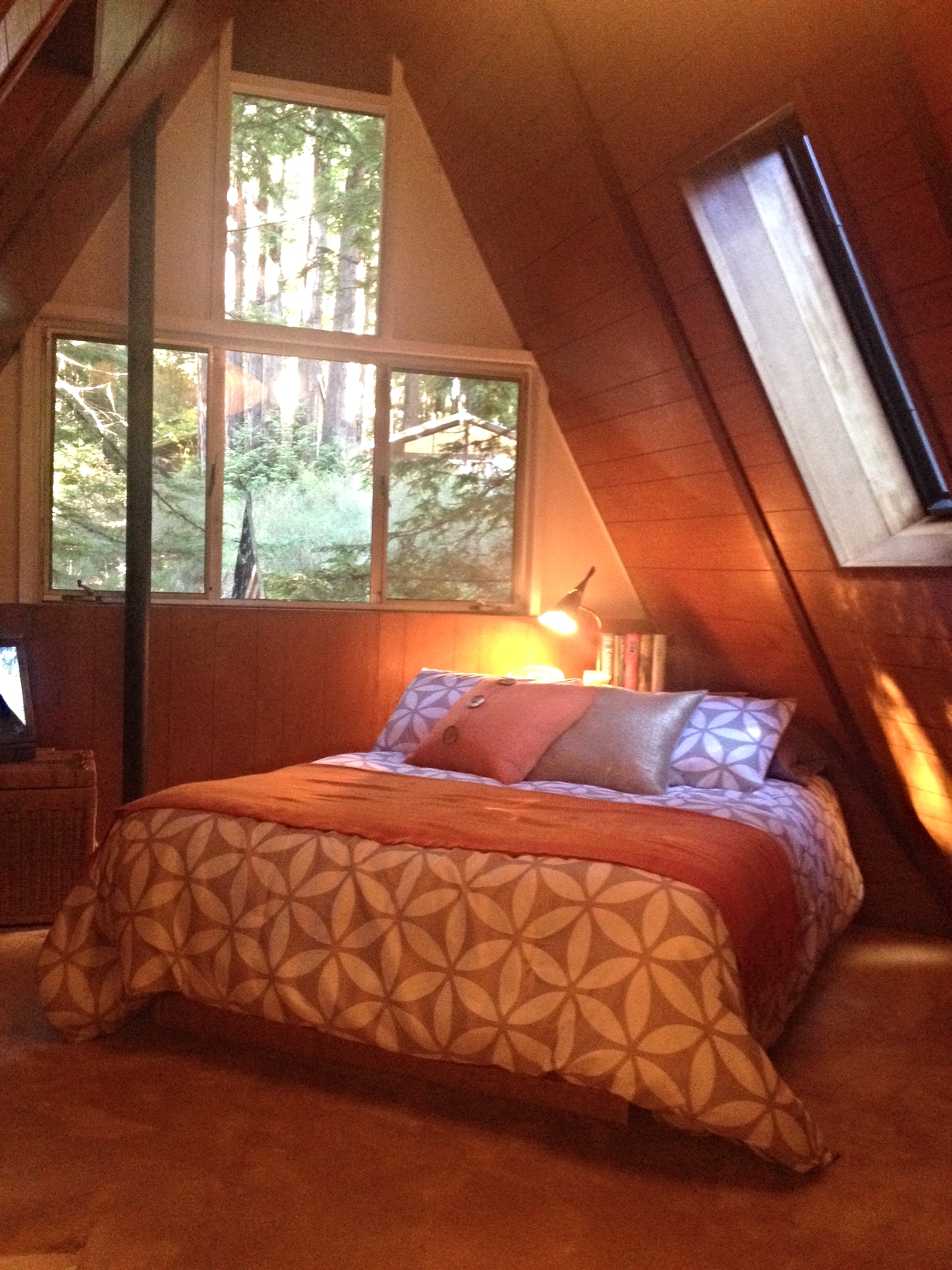 The loft bedroom