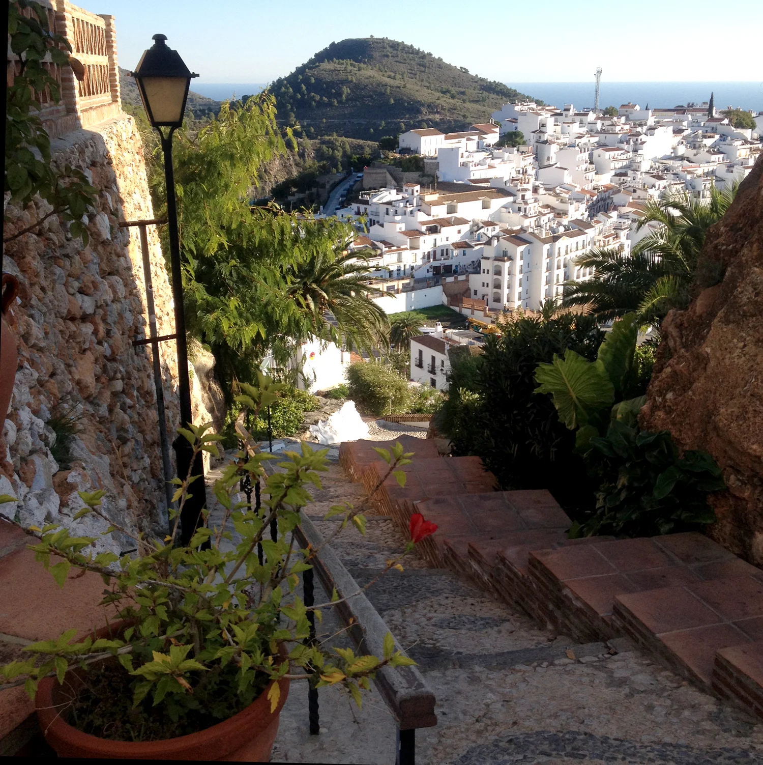 View from our Airbnb spot in Frigiliana, Spain. A very magical place.