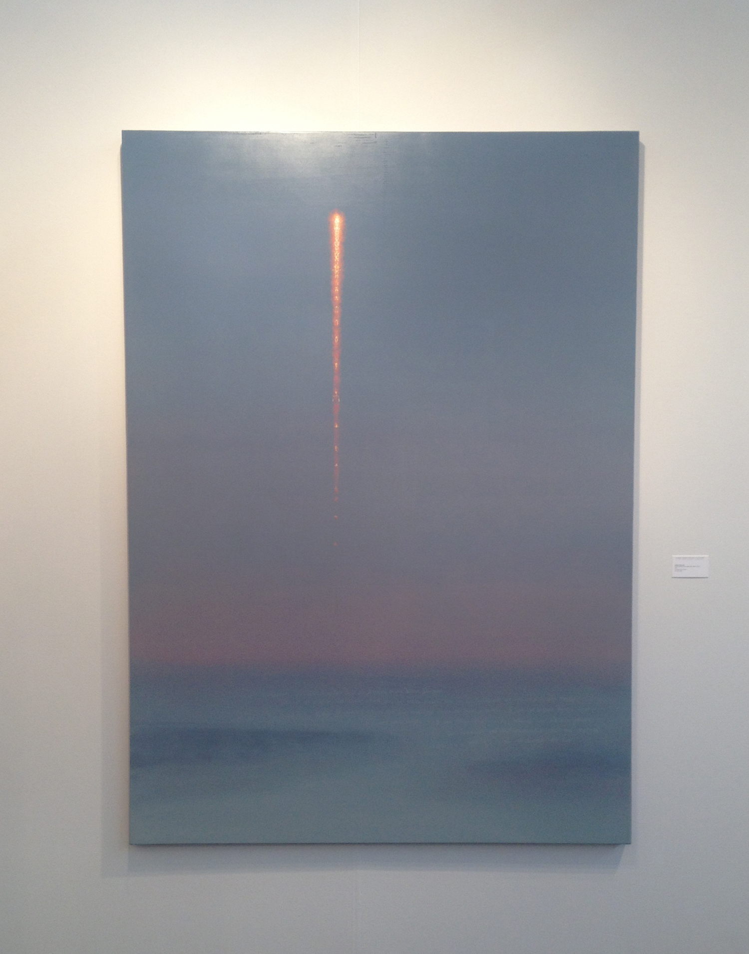 Stephen Hannock, titled Paul's Rocket at First Light