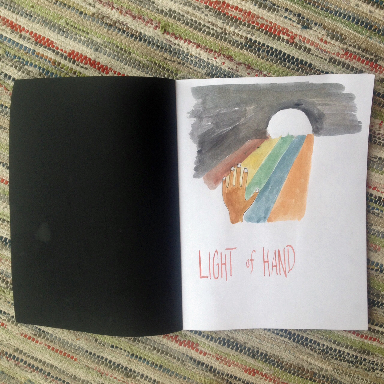 First goofy page of my new sketchbook.