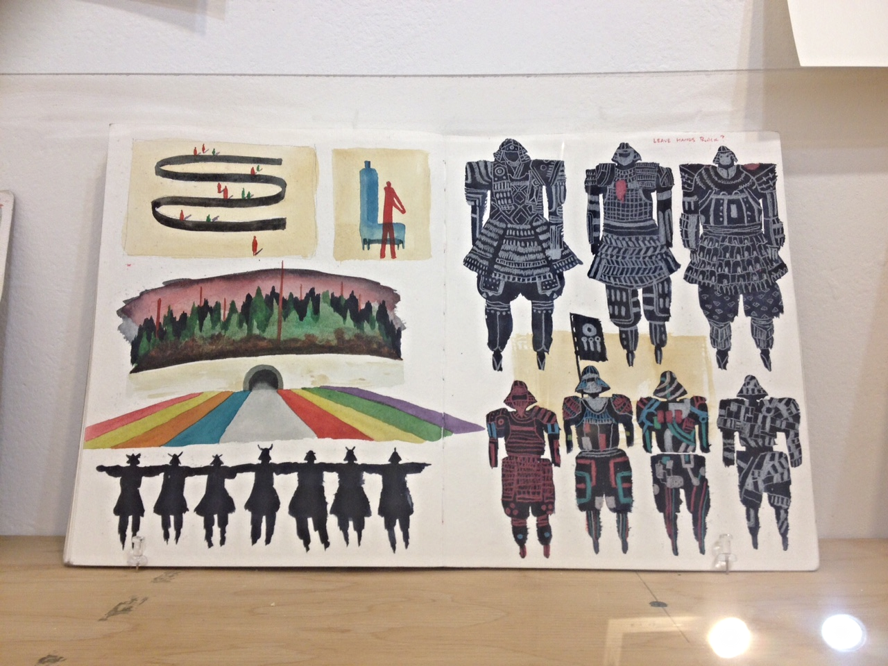 Sketchbook page by Rob Sato