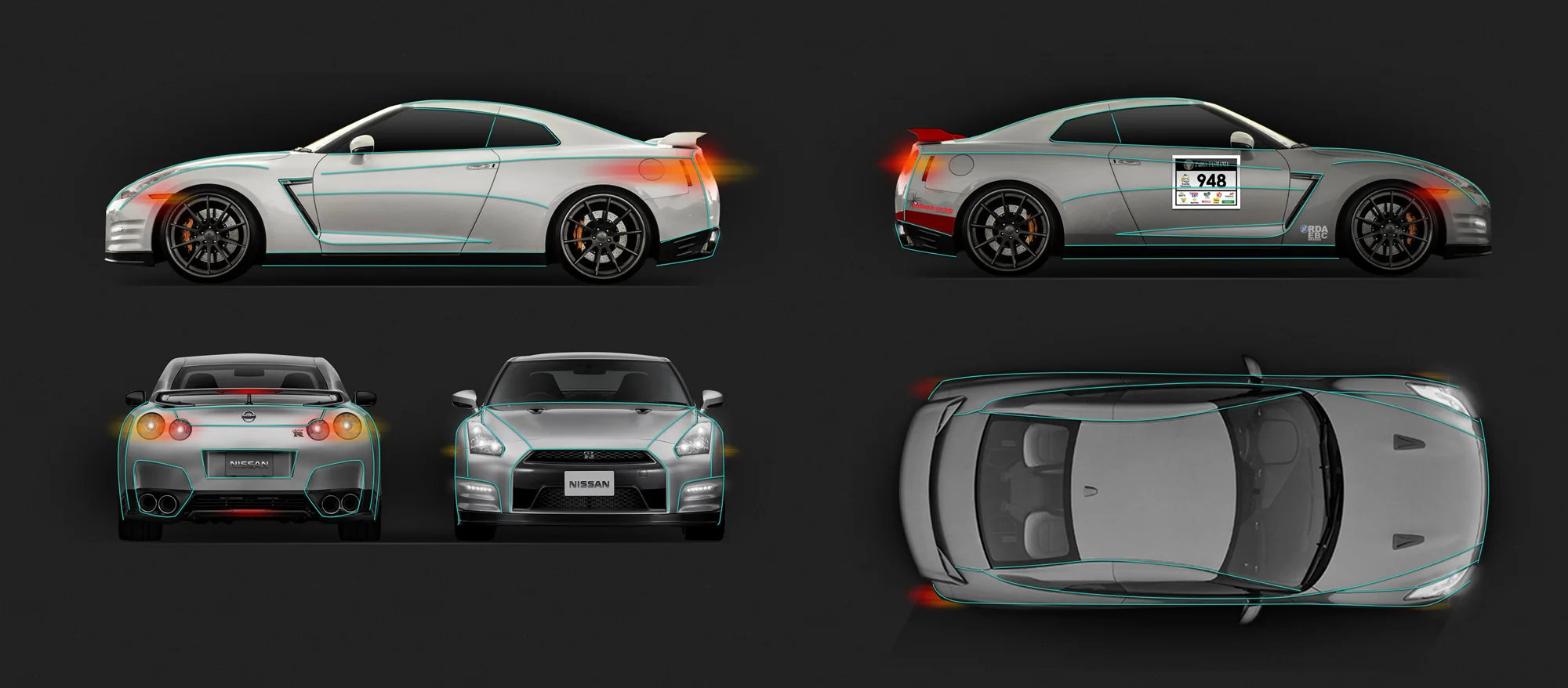 GTR bodylines