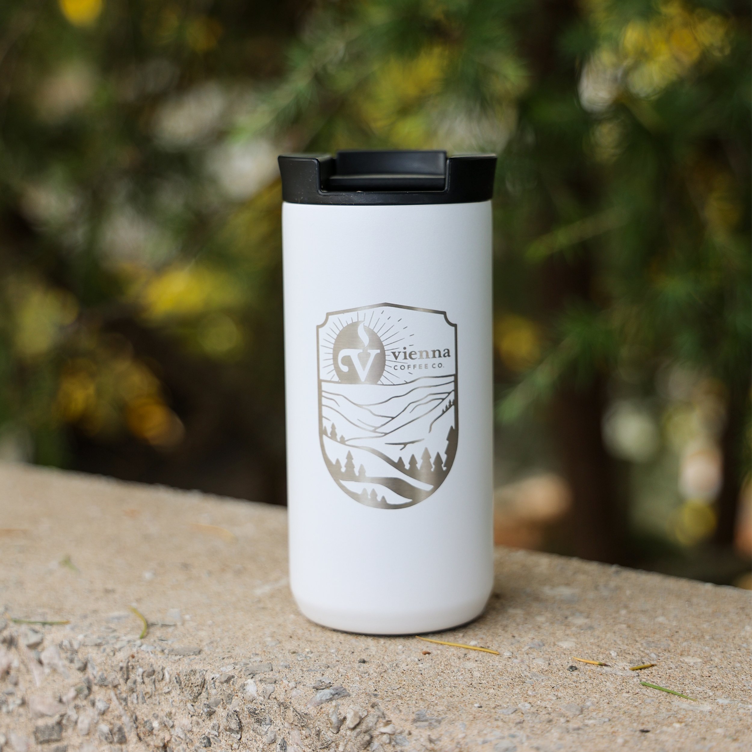 12oz - Ethoz® - Travel Mug with VCC Mountain Shield