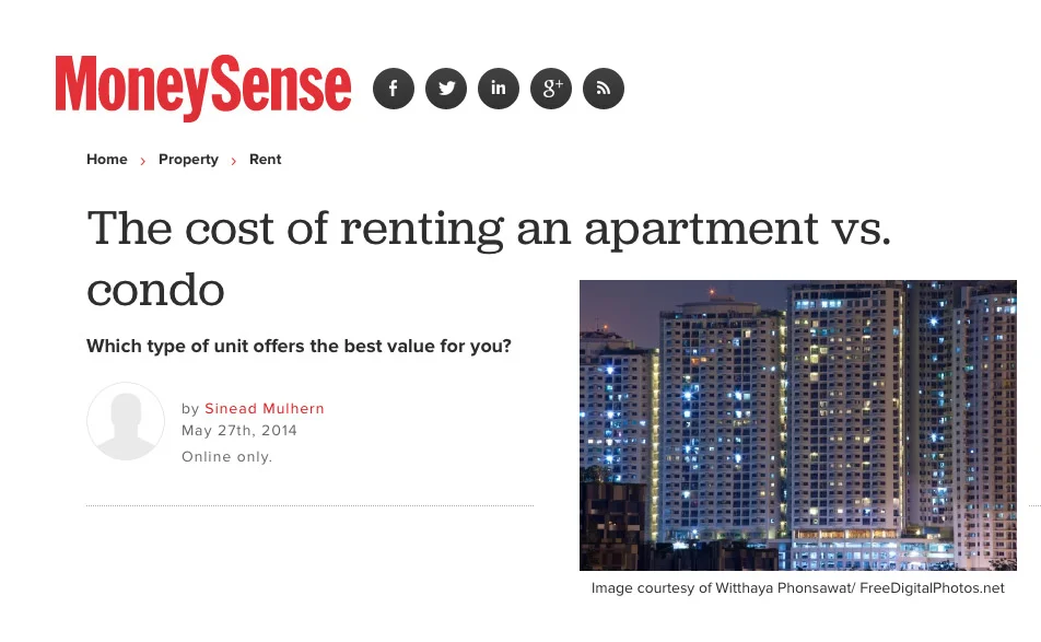 Conrad Rygier Appears on MoneySense.ca