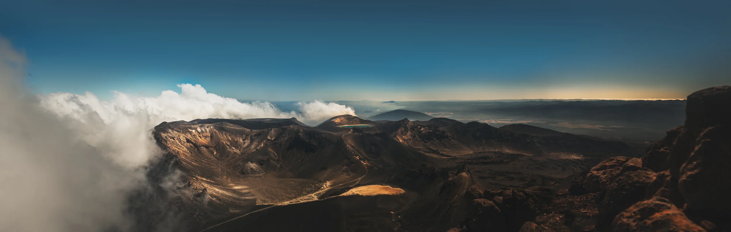 View from the top of Mt Ngauruhoe