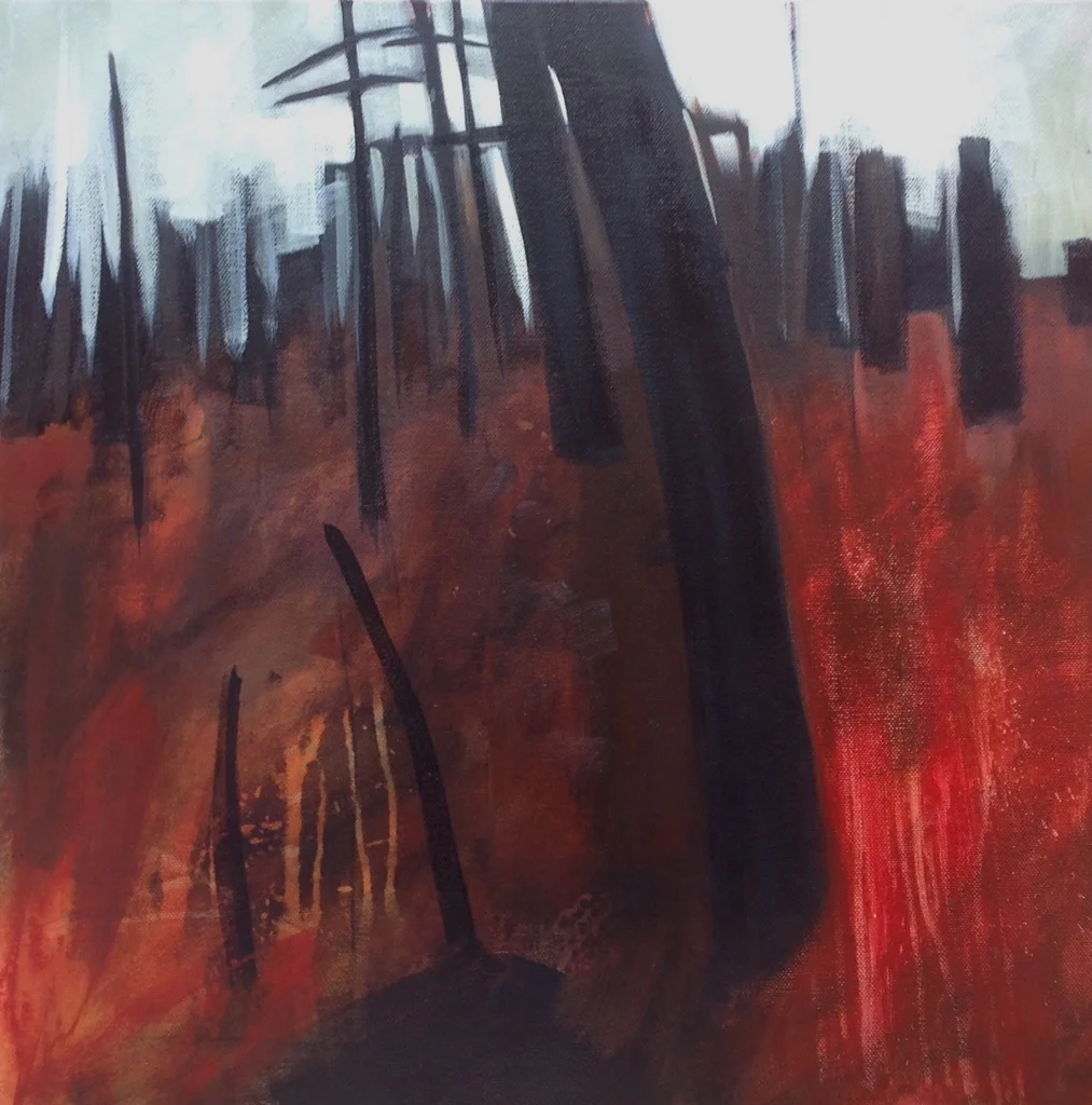 "Last man Standing" Acrylic 50 x 50 cm on canvas