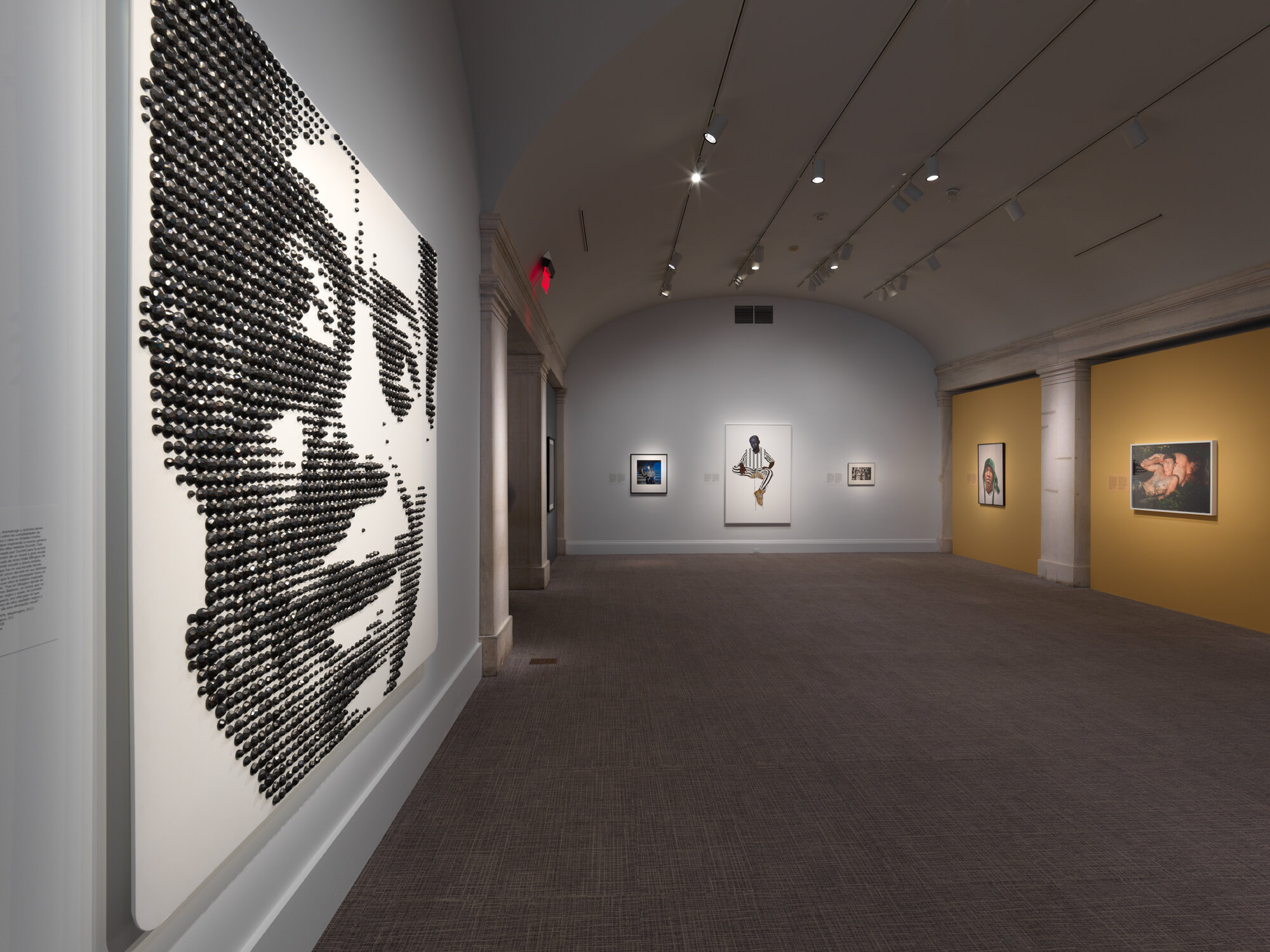 James Baldwin (2019 Outwin Portrait Competition installation view) Polymer Clay 7’ x 7’ 2018 Location: National Portrait Gallery | Washington, DC Photograph Courtesy of Smithsonian National Portrait Gallery