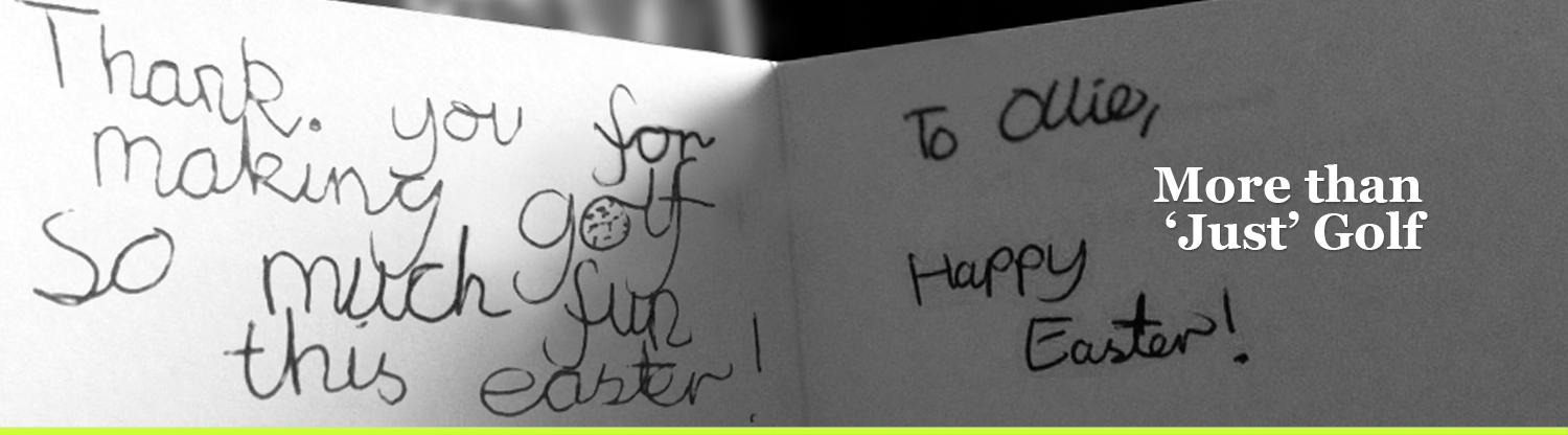 Parents Guide to Golf Thank you Card