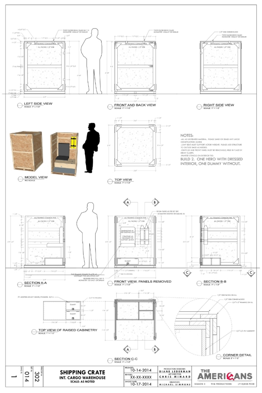   A Defector's Shipping Crate  