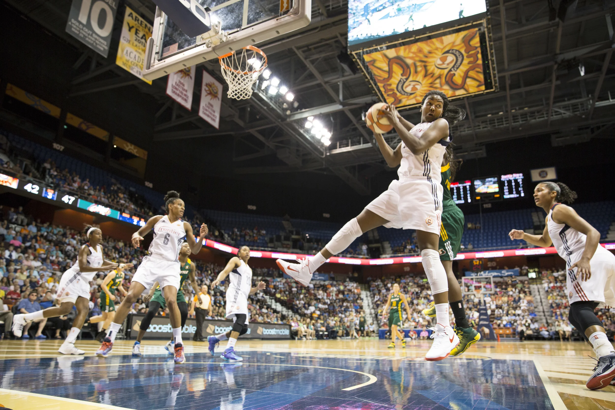  Seattle Storm v Connecticut Suns at Mohegan Suns Arena 