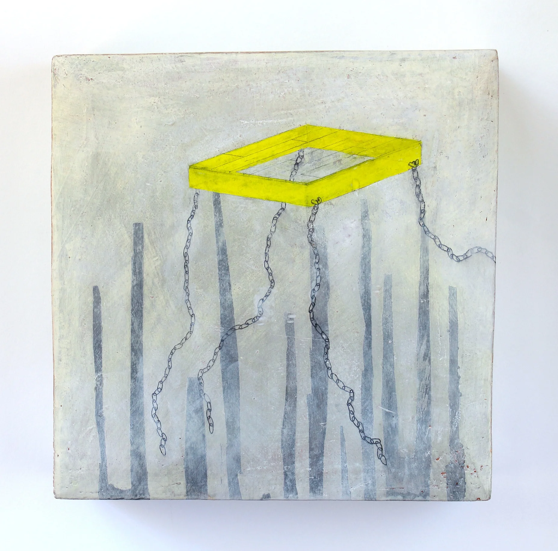 The weight and weightlessness of days (detail)