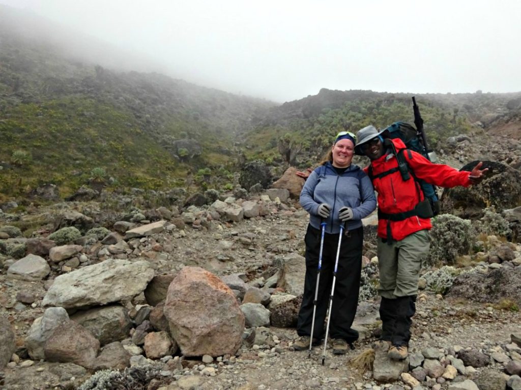 Christa and Kilimanjaro Mountain Guide Casper 