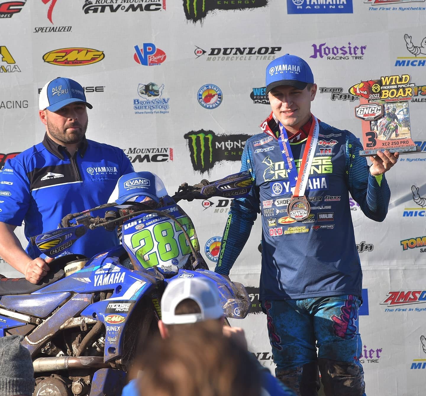 Congrats to @mike_witkowski &amp; @rachael_archer650 for landing podium finishes at round 2 of the @gncc_racing Series!
_
#yamaha #offroad #racing #blucru #ride #moto #gncc #gofast #podium #holeshot