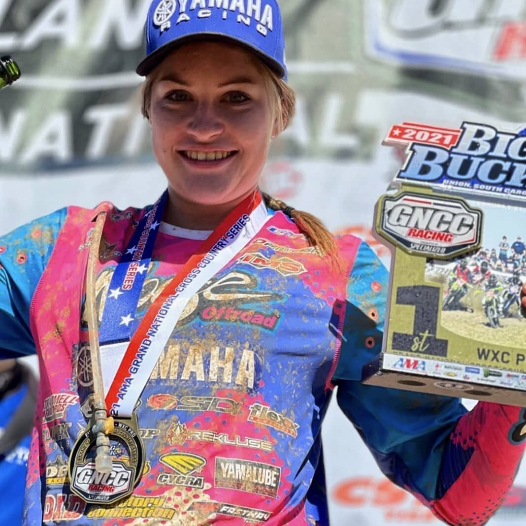 This girl is amazing! Congratulations @rachael_archer650 for taking the first win of the #2021 @gncc_racing season. We are so proud of you!
_
#blueistheneworange #blucru #goblue #ride #yamaha #offroad #moto #gncc #gofast #girlsthatride #shesfast