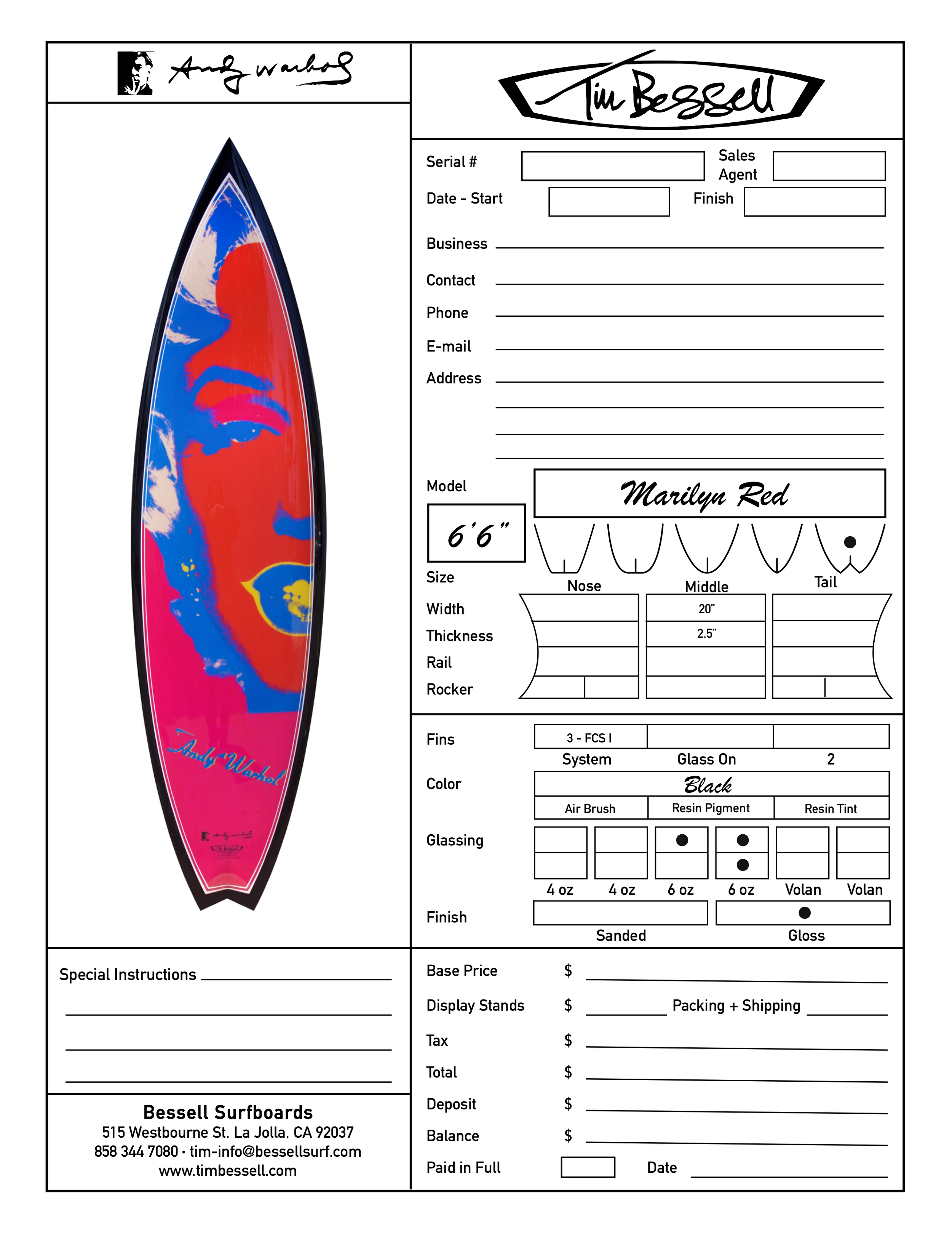 Click Here to Print Order Form