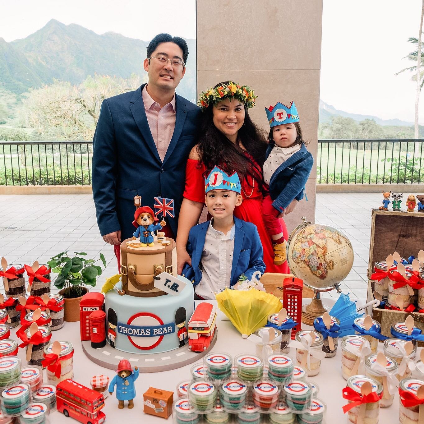 Super fun Paddington Bear themed party for Thomas&rsquo; 1st Birthday.  Thank you again to the Hanzawa family for having us capture these special moments.