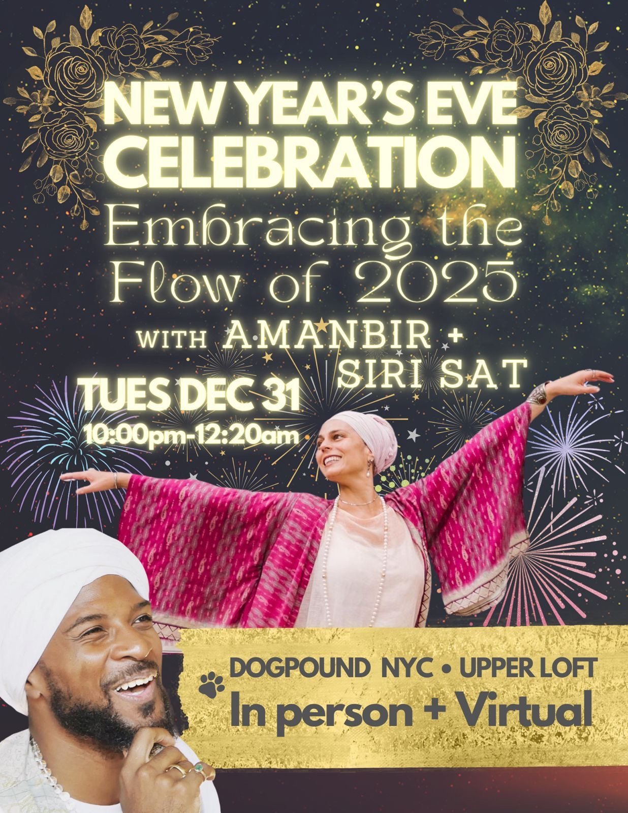 NYC New Year's Eve Celebration:  Virtual &amp; In-Person