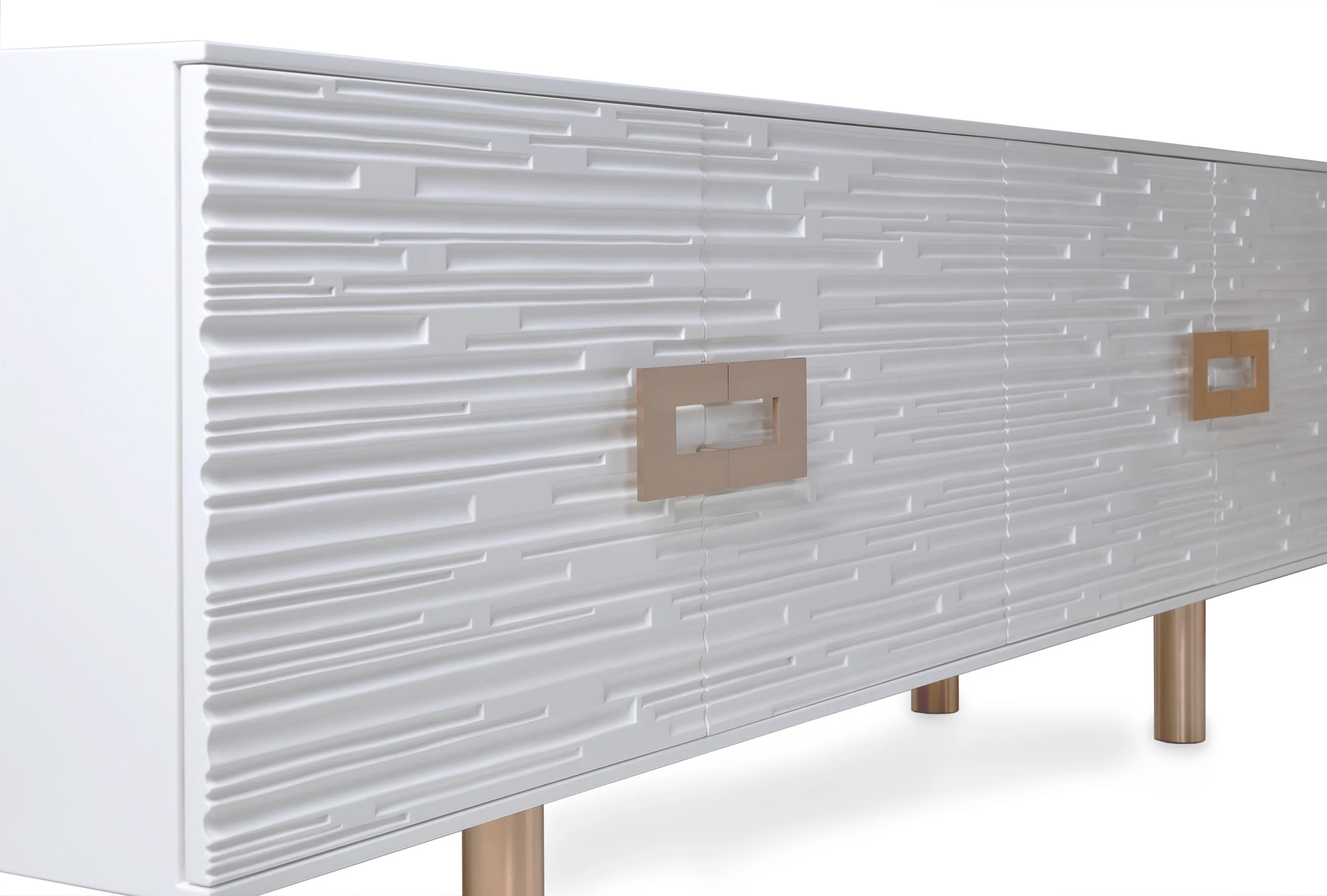 Twig sideboard High Gloss White Lacqeur and Satin Polish Bronze.jpg