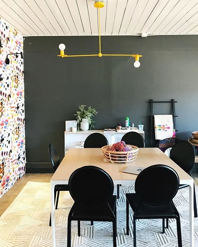 Putting finishing touches on my workspace and I’ll be sharing it really soon. I ended up hitting big time pause on it because of COVID, but it was really fun to design this for myself. If the table being off-center from the light bugs you, rest easy. I have since rectified the situation.

I don’t know what’s next after this. I don’t like not knowing! When I feel out of control I think I just try to throw more irons in the fire so that I can have at least something under control. That’s healthy right?? Are we all feeling this? Will we be ok? We will be ok.