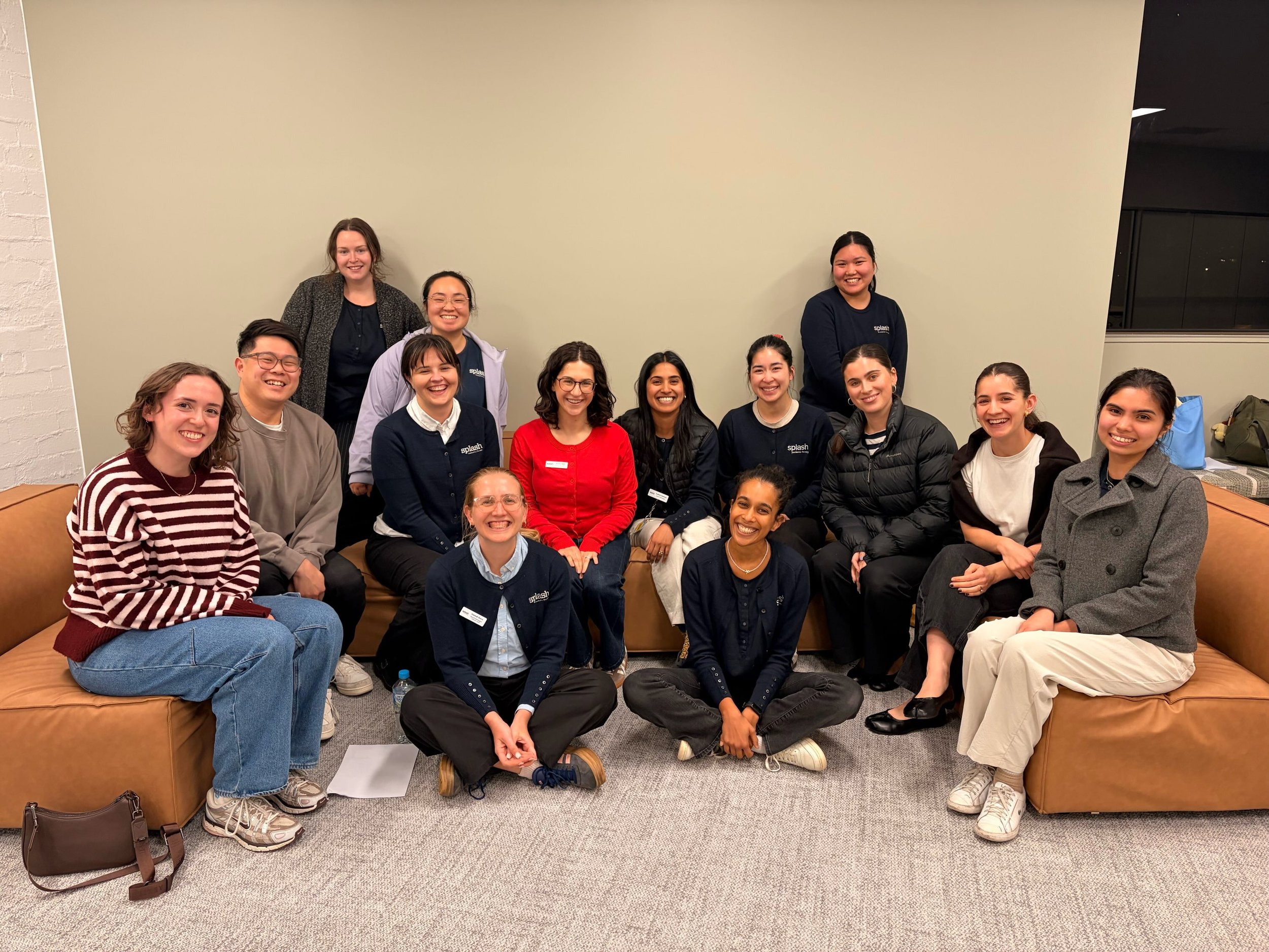 Recently our speech pathologists across all 3 Splash sites gathered for a clinical team meeting! ✨

The team discussed the use of books in therapy 🌈 and scoring assessments followed by social time over a pizza dinner 🍕

We had so much fun learning 