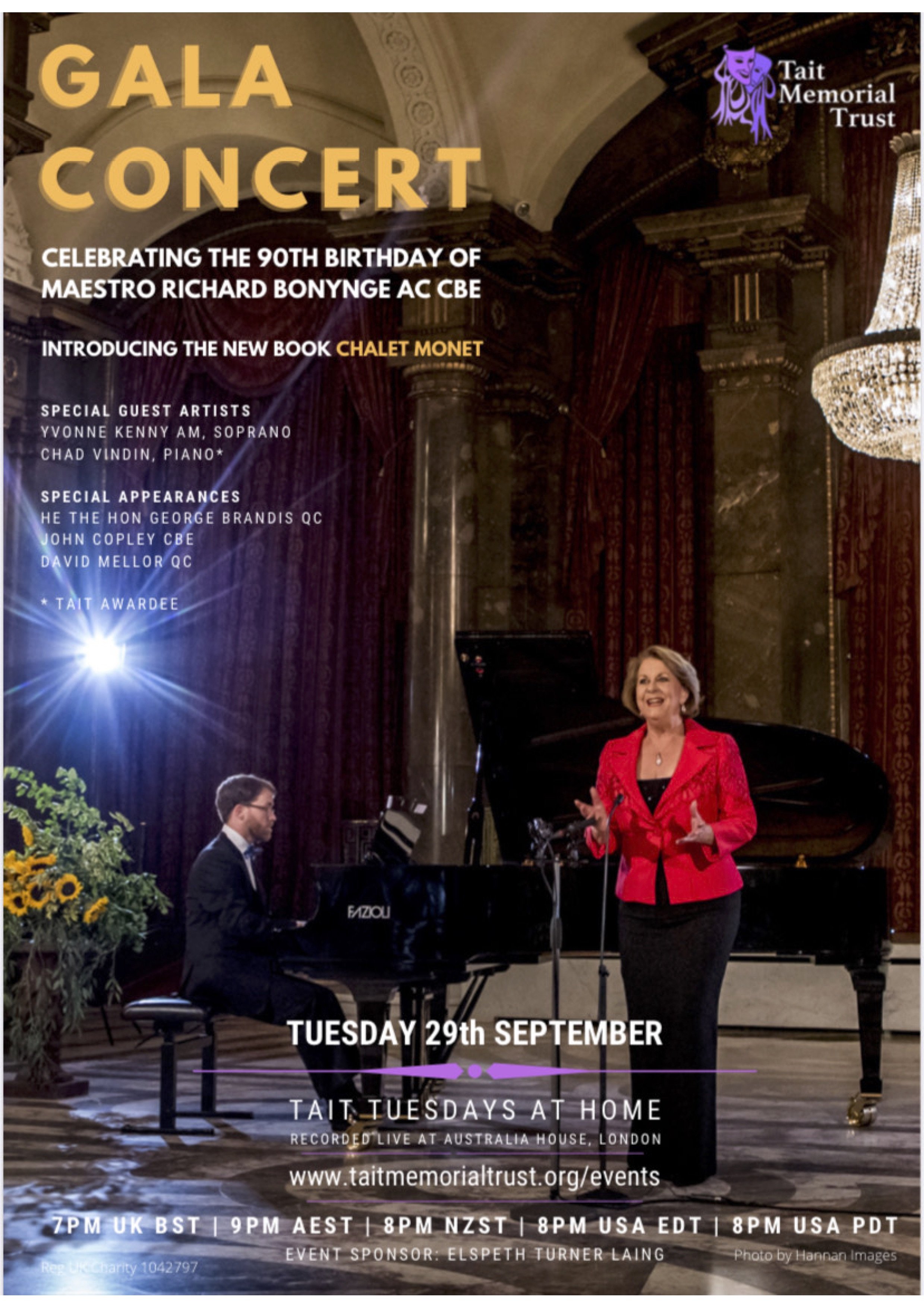 Richard Bonynge 90th Birthday Gala Concert, 29 September 2020