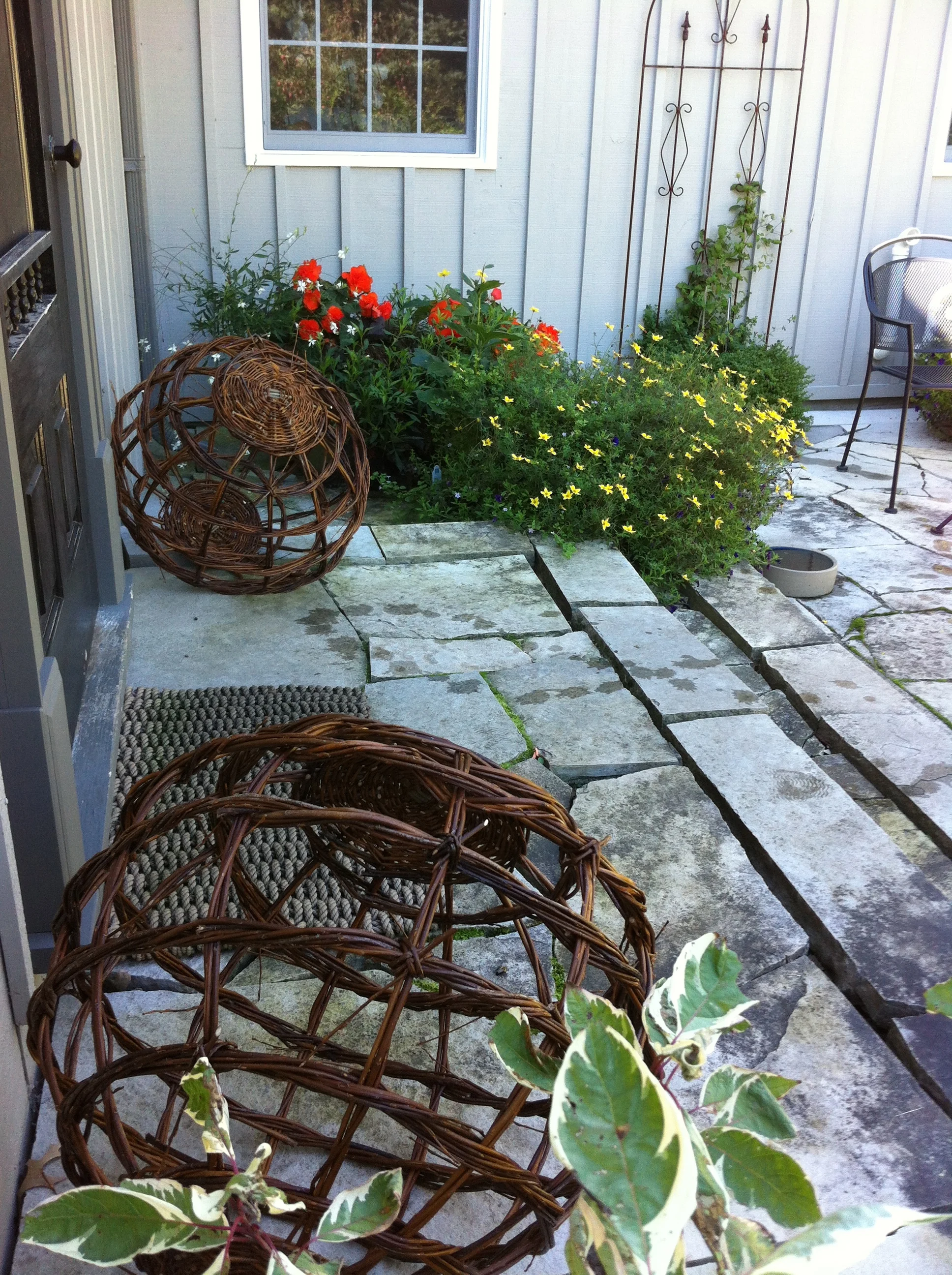 Garden globes.