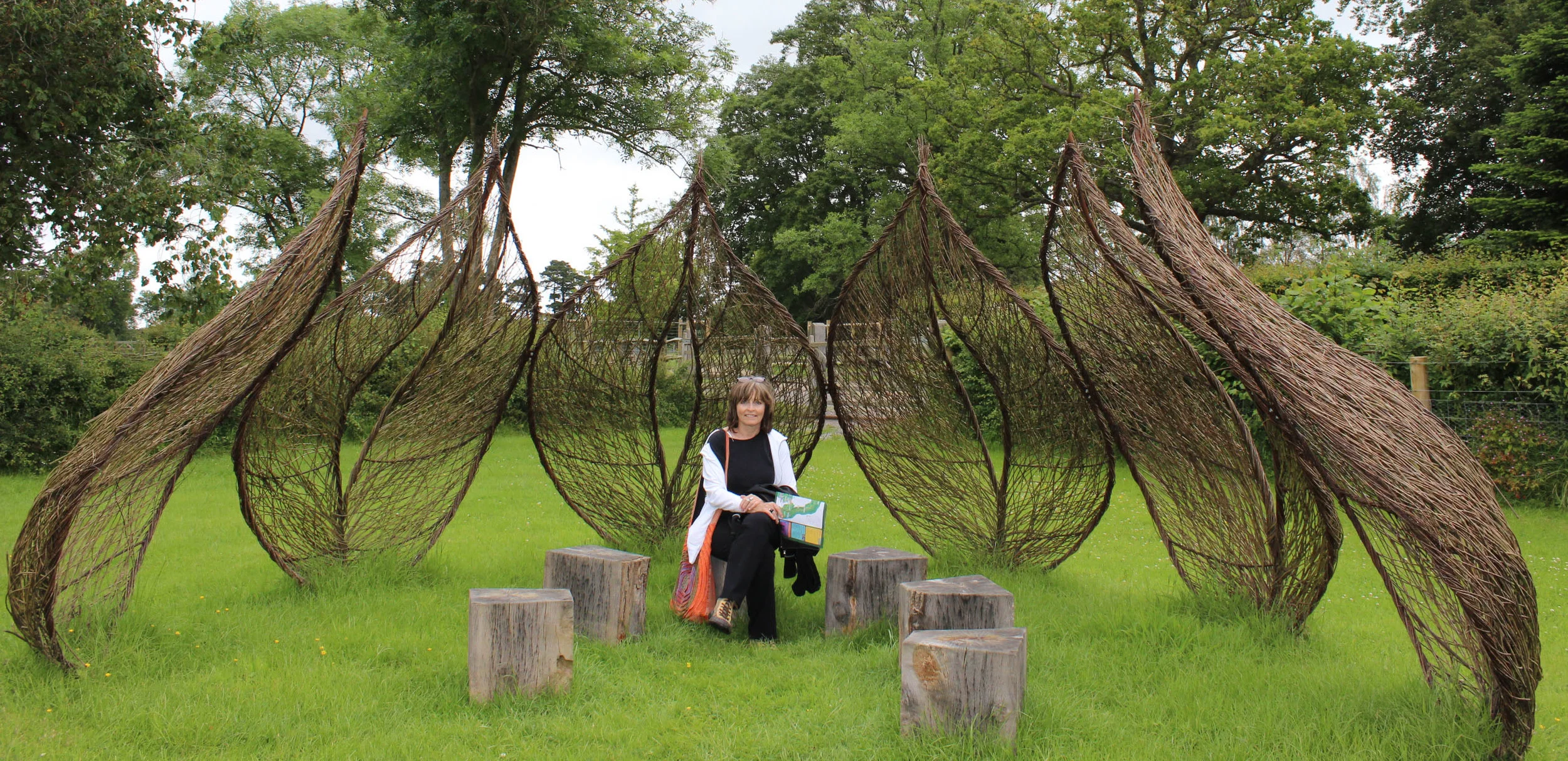 A beautiful spot to contemplate the gardens at Wakehurst Place.