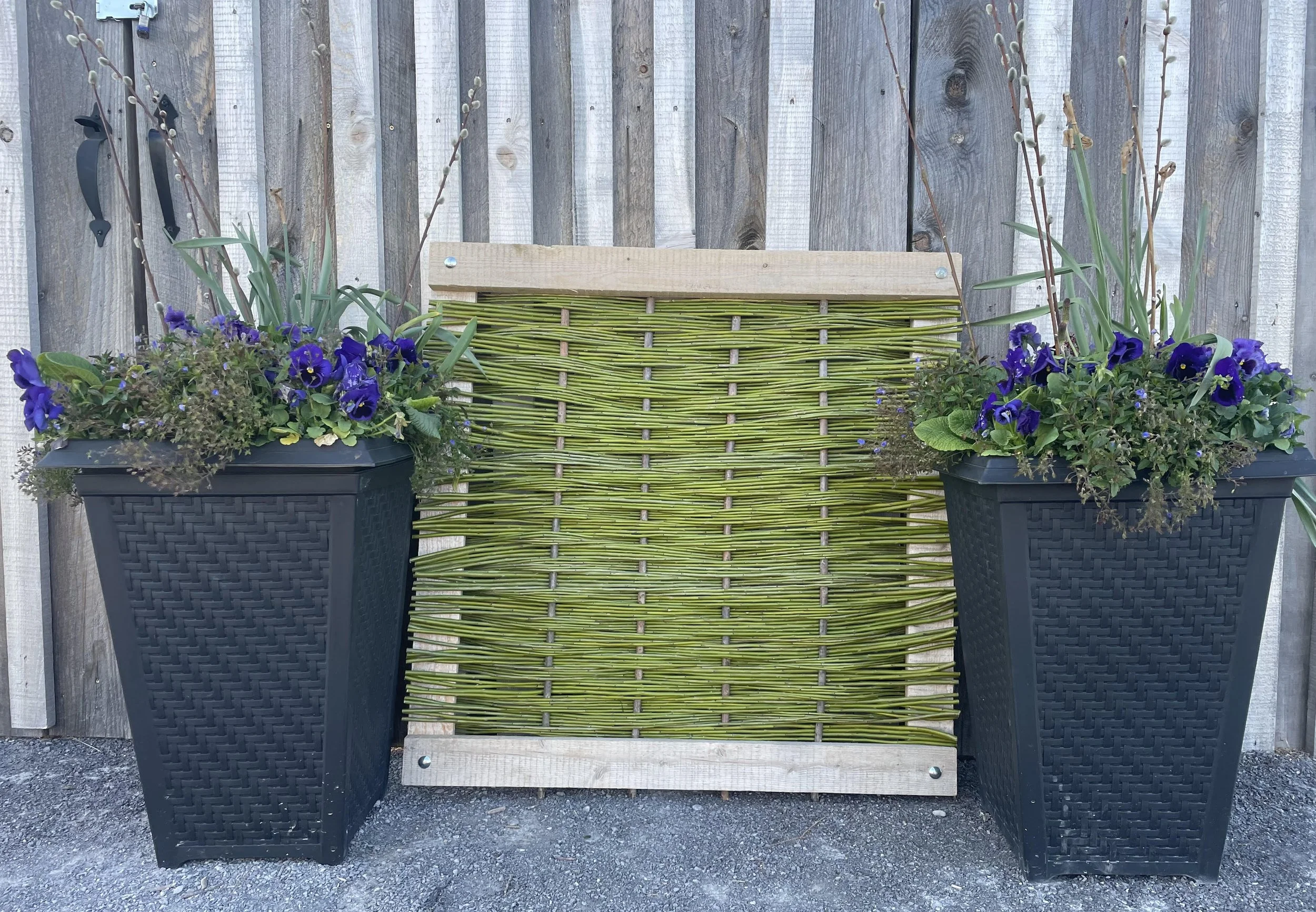 Willow Fence Panel 3'x3'