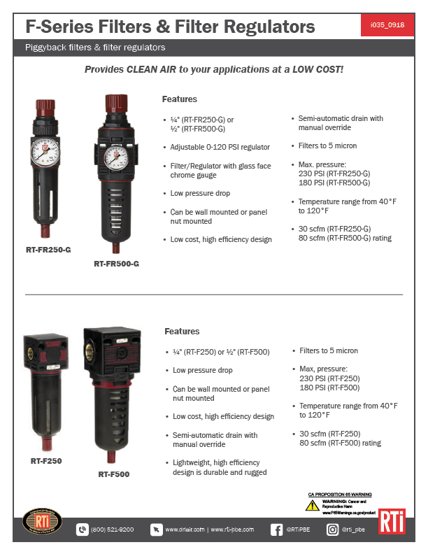 i035 F Series Filters