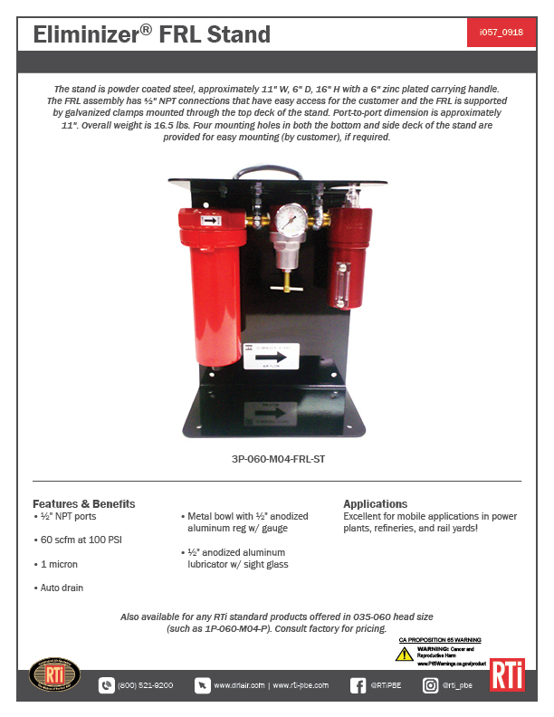 i057 Eliminizer FRL Stand