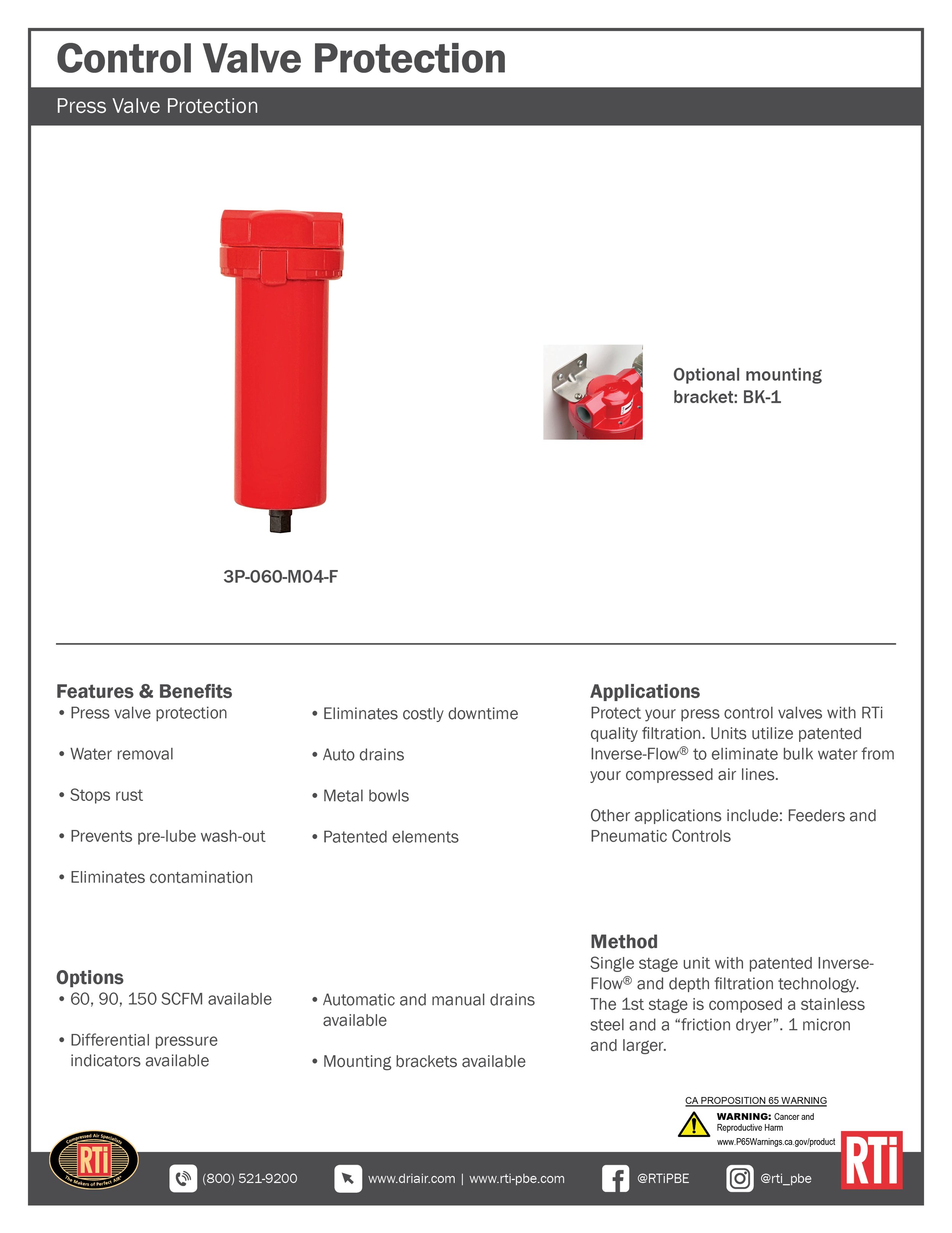 Control Valve Protection