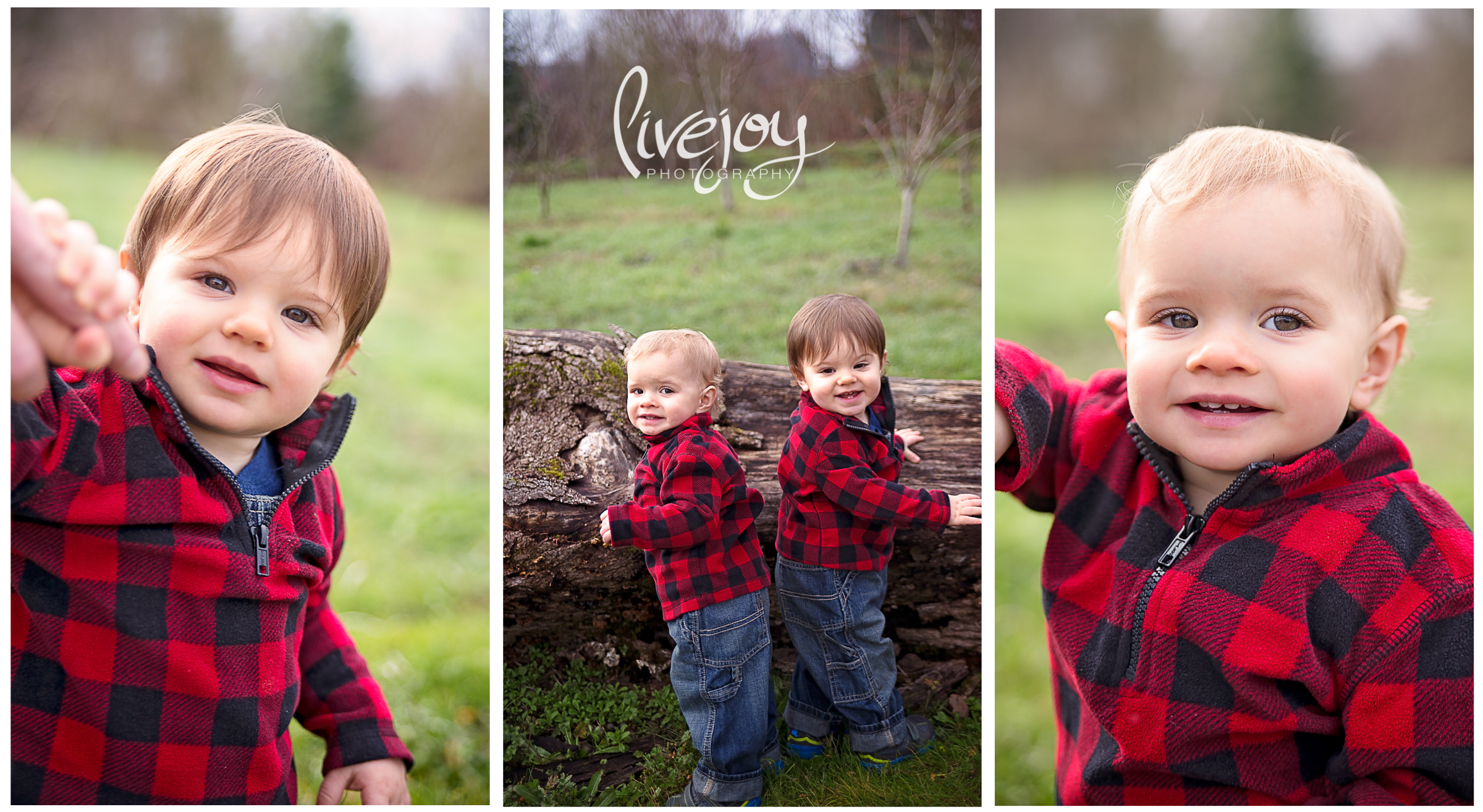 Twin Boys 1 Year Session | LiveJoy Photography