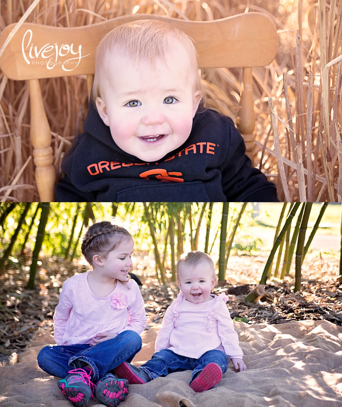 1 Year and Sibling Baby Photography | Salem, Oregon | LiveJoy Photography