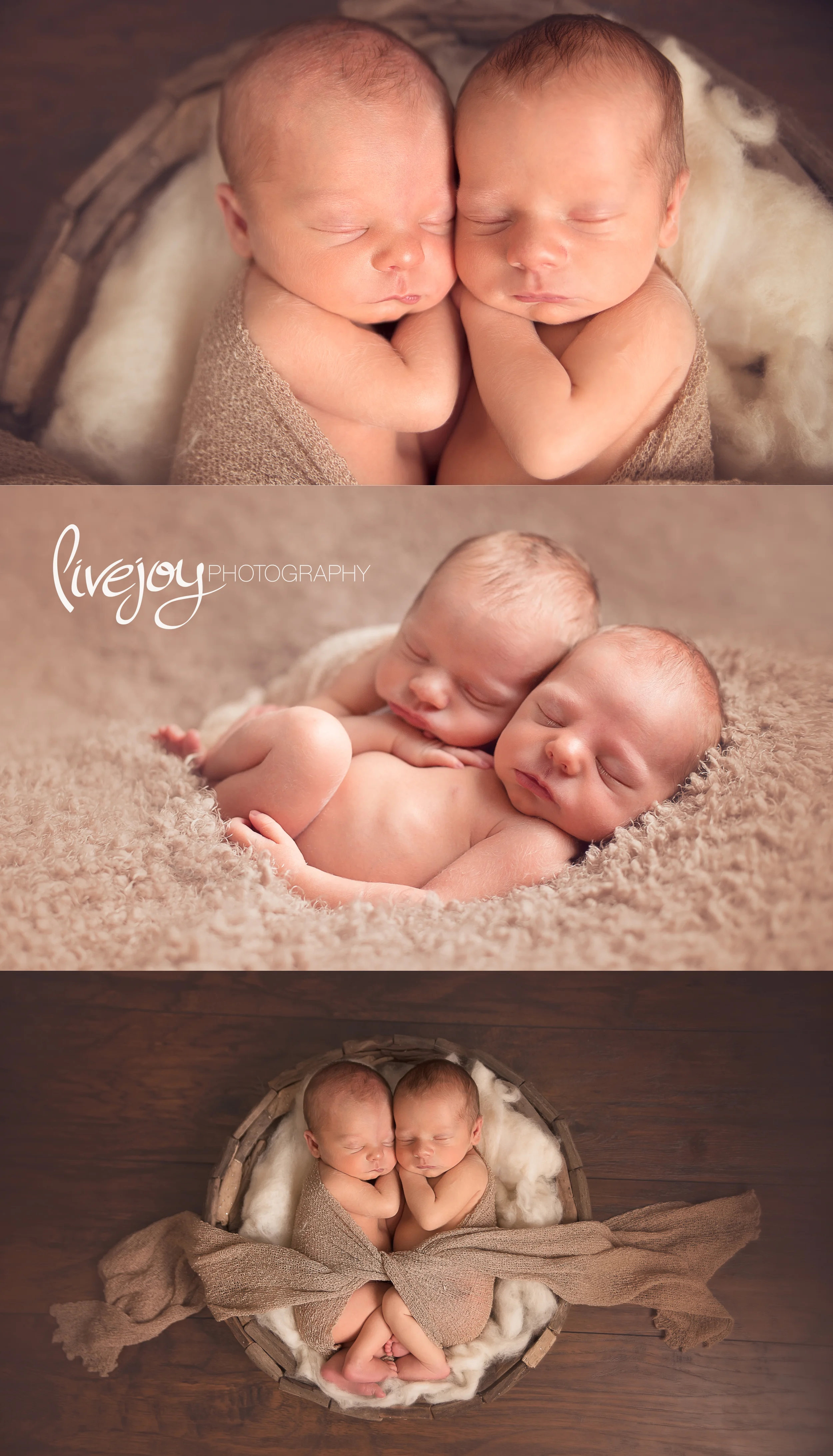 Twin Newborn Boy Photos | Oregon | LiveJoy Photography