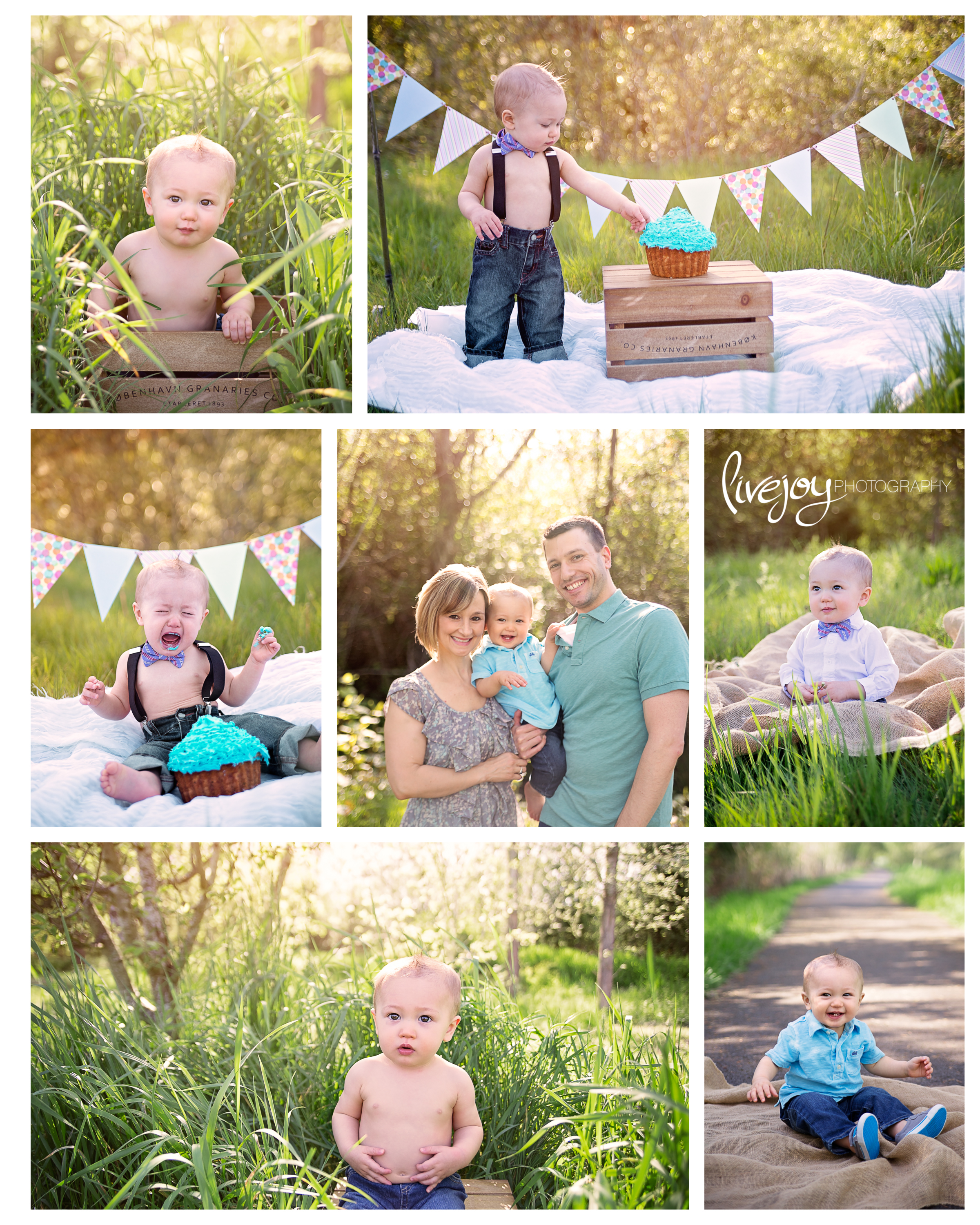 Baby 1 Year Photos and Cake Smash | LiveJoy Photography | Oregon