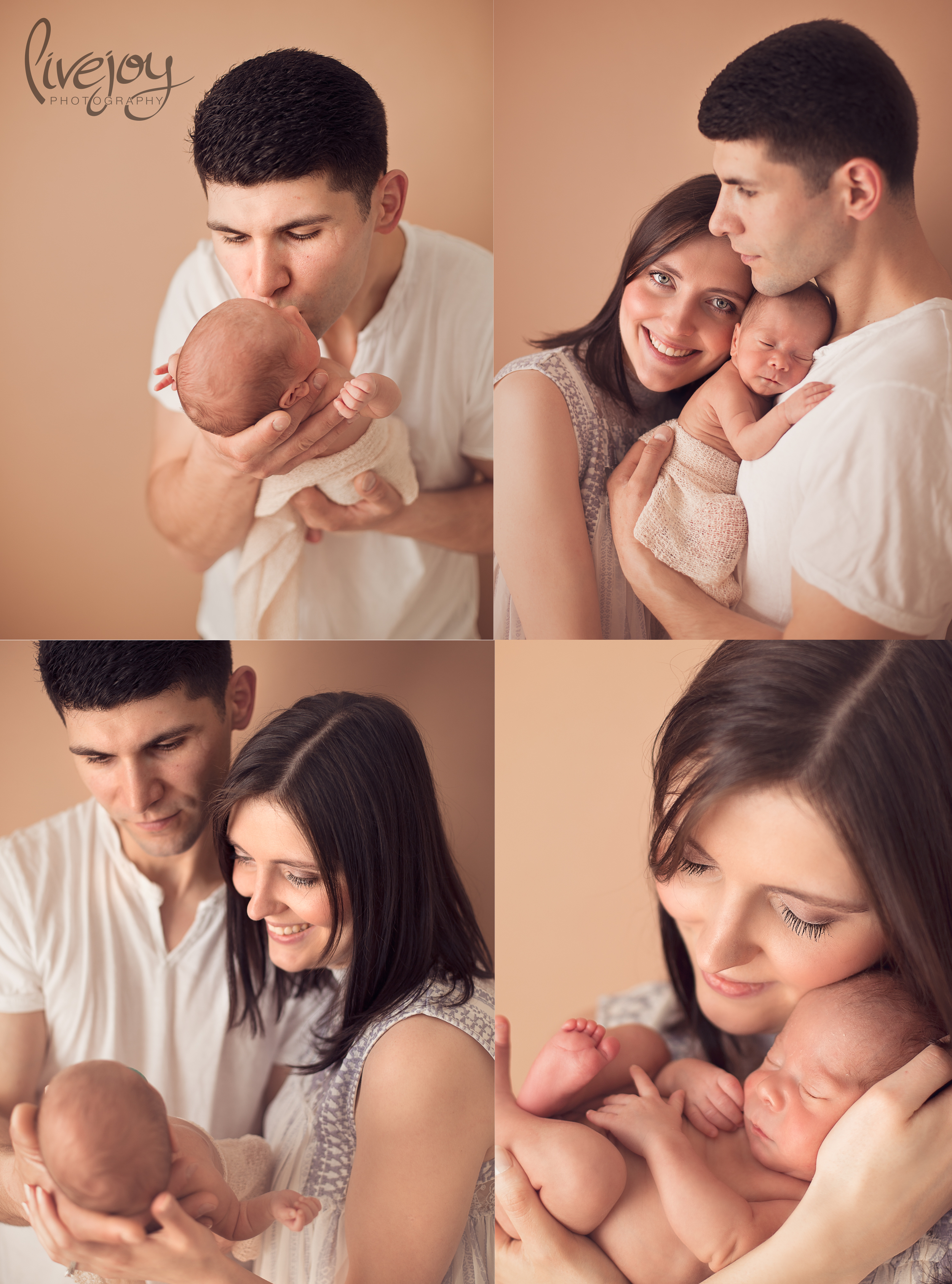 Newborn Photography with mom and dad | Oregon | LiveJoy Photography