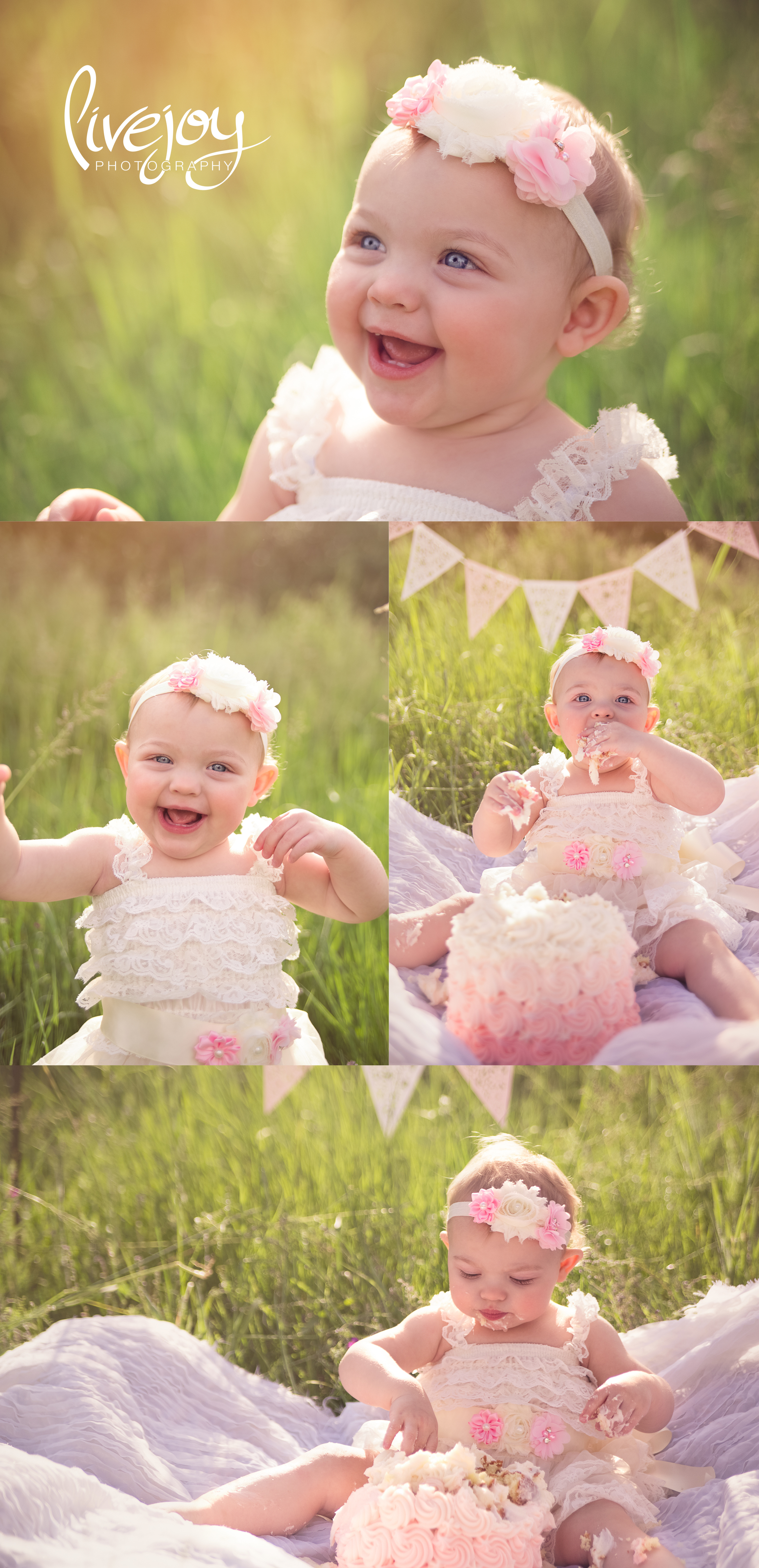 1 Year and Cake Smash | Oregon | LiveJoy Photography
