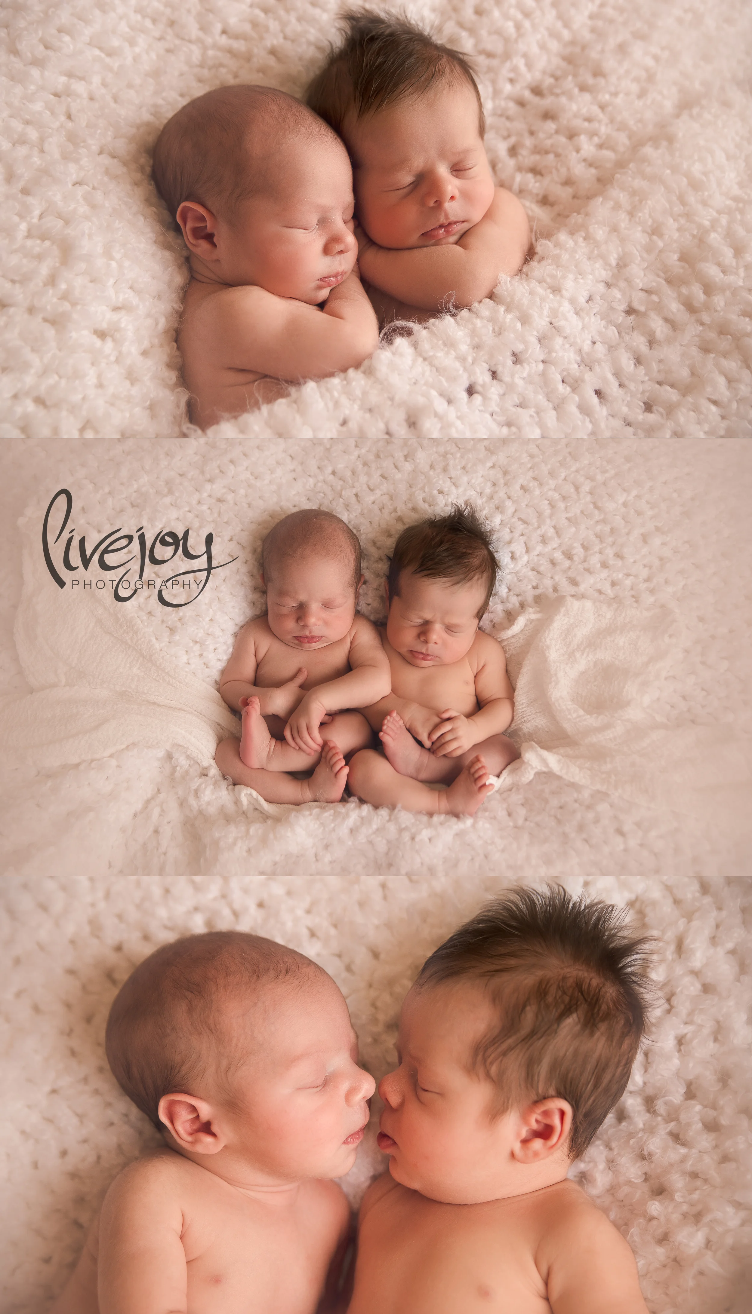 Twin Newborn Boy Photography | LiveJoy Photography | Oregon