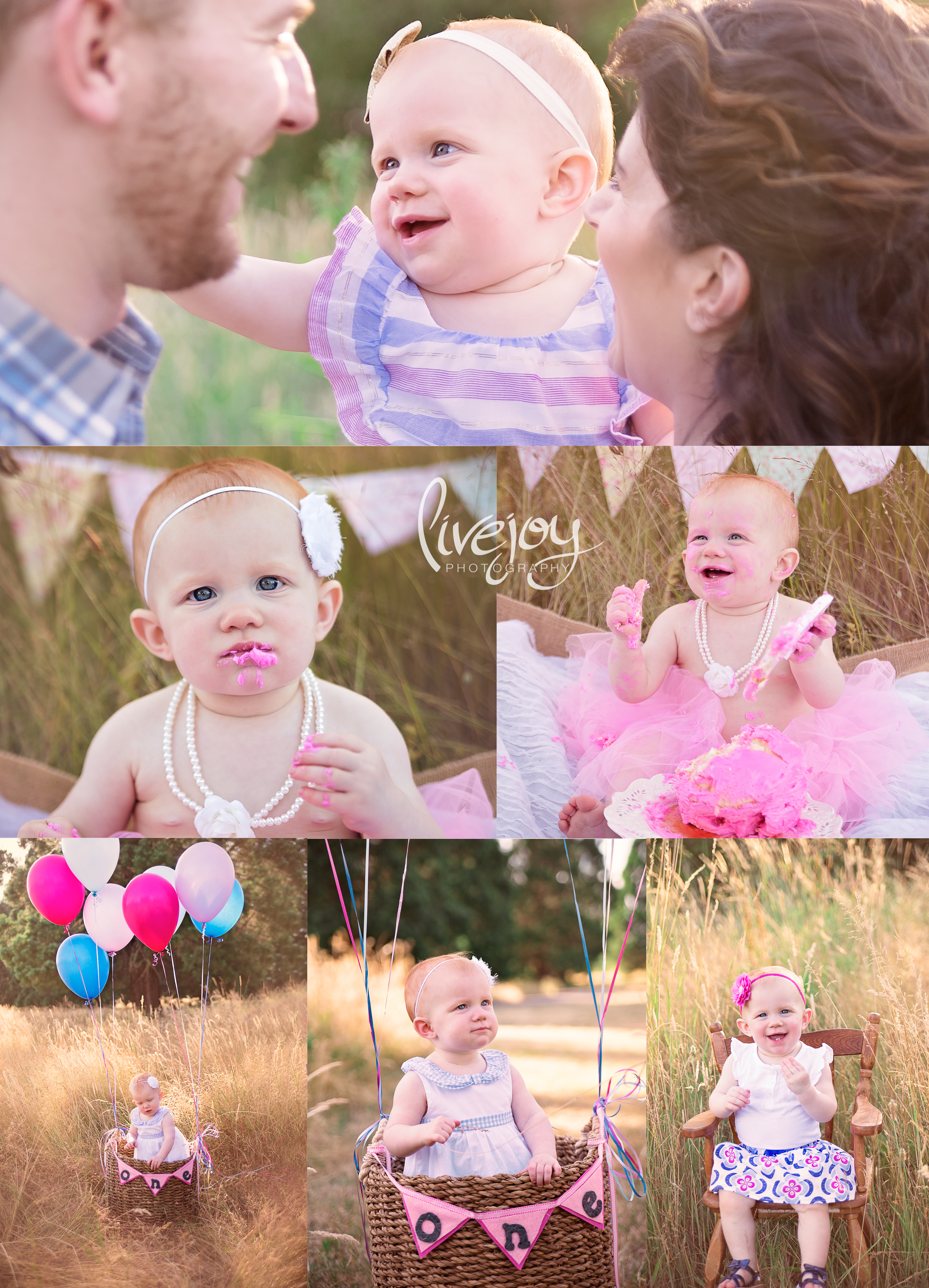 1 Year Baby Photography Cake Smash | LiveJoy Photography | Oregon