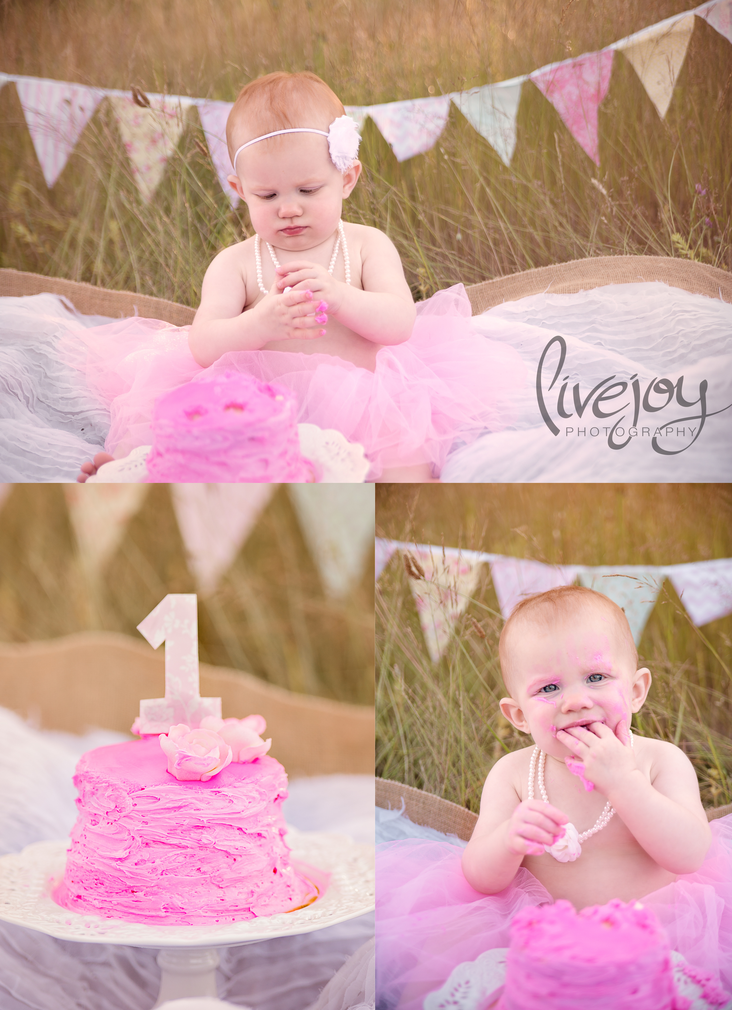 1 Year Baby Photography Cake Smash | LiveJoy Photography | Oregon