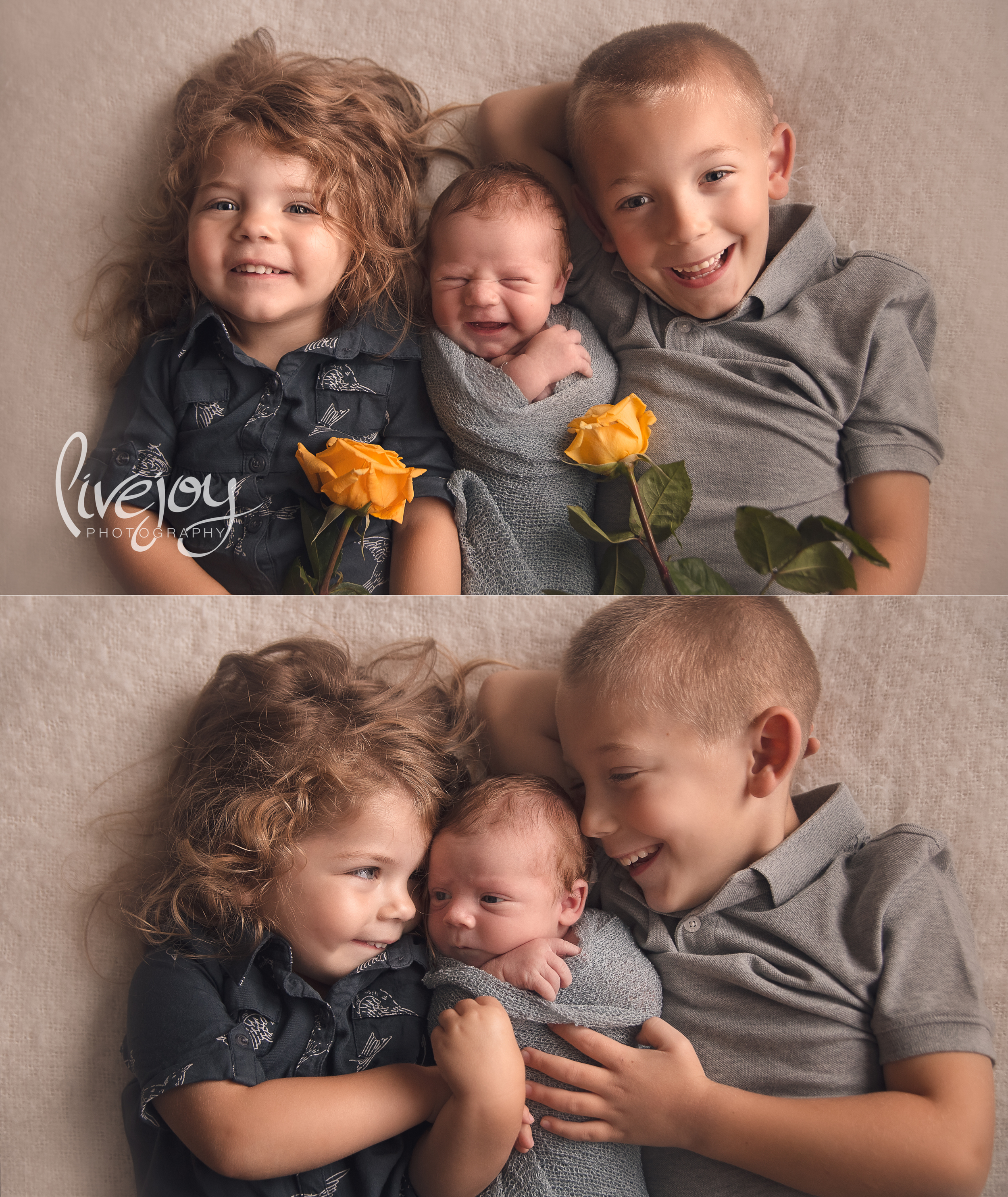Newborn Sibling Photography | Salem, Oregon | LiveJoy Photography 