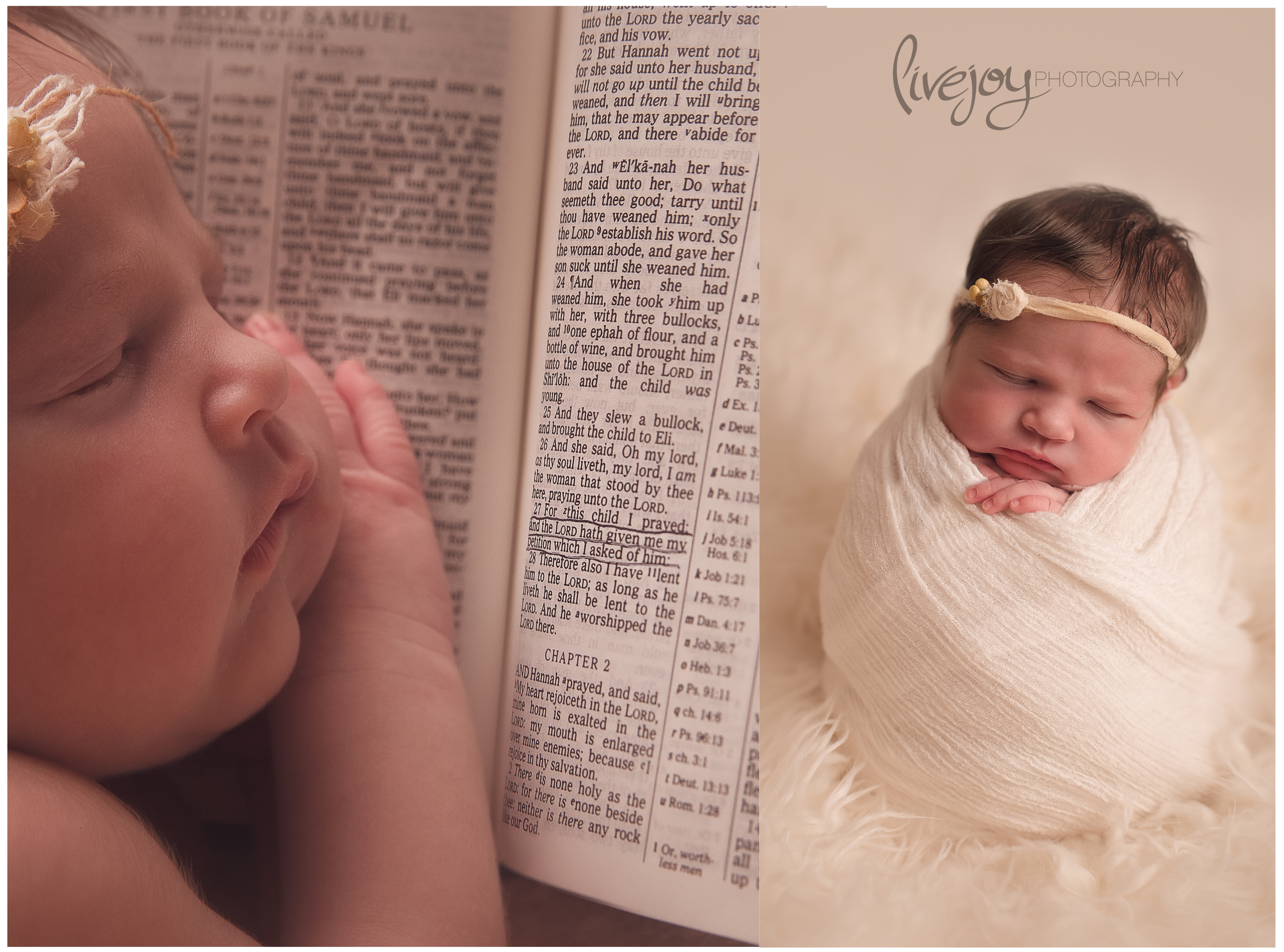 "For this child I prayed". 1 Sam. 1:27 | Newborn Photography | Oregon | LiveJoy Photography 