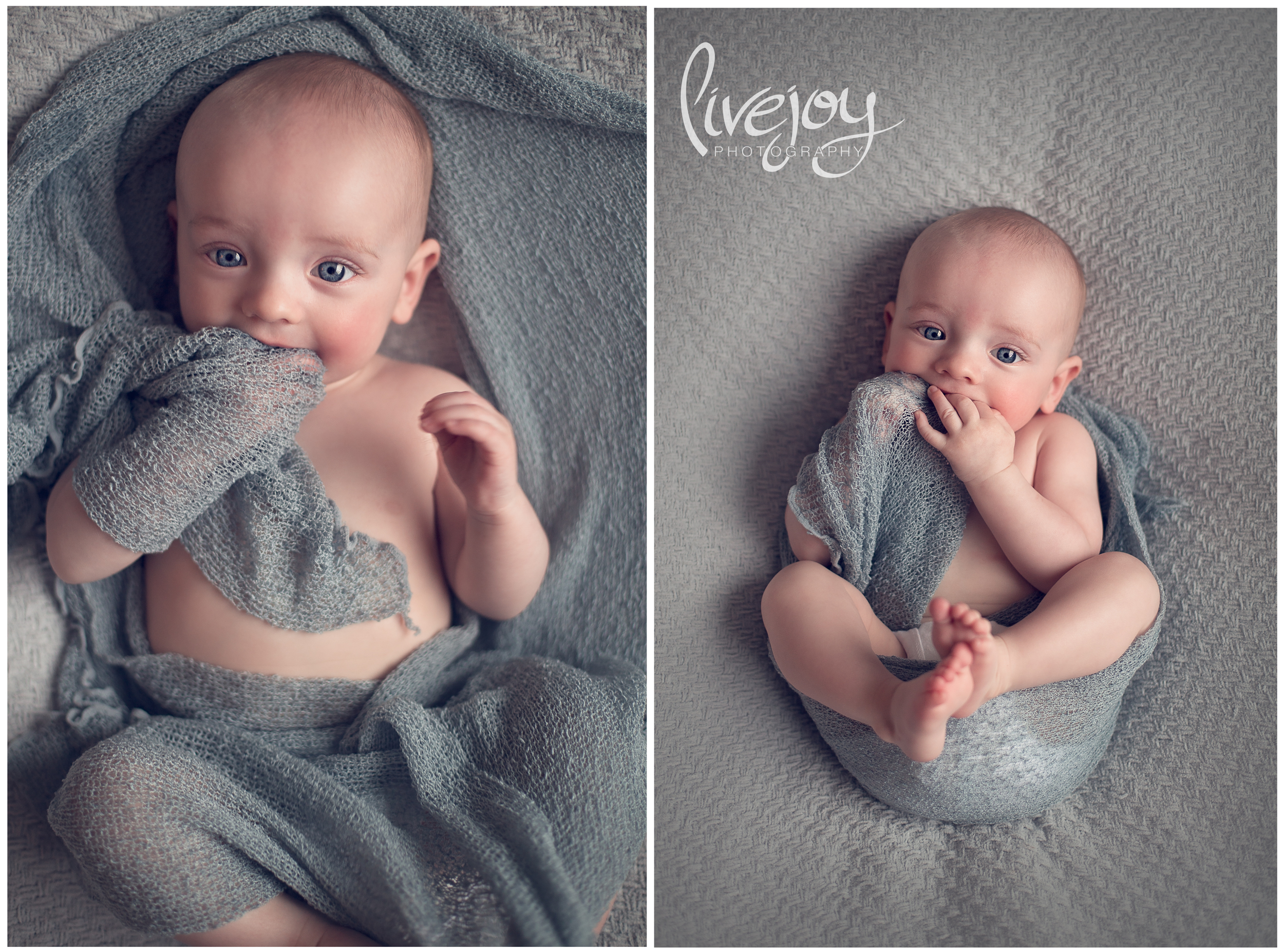 6 Month Baby Milestone Session | LiveJoy Photography | Oregon