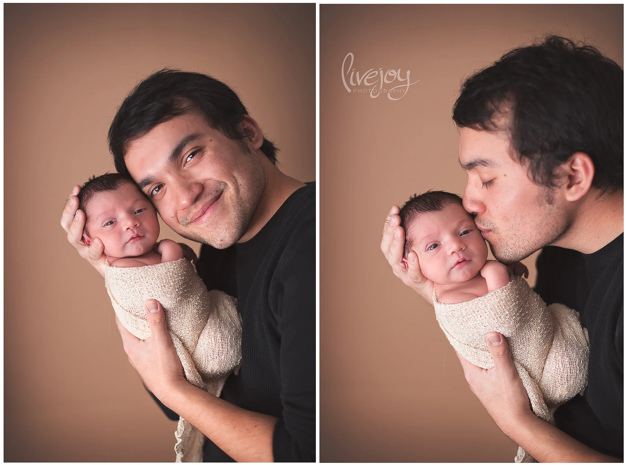 Newborn Photography with Dad | LiveJoy Photography | Oregon
