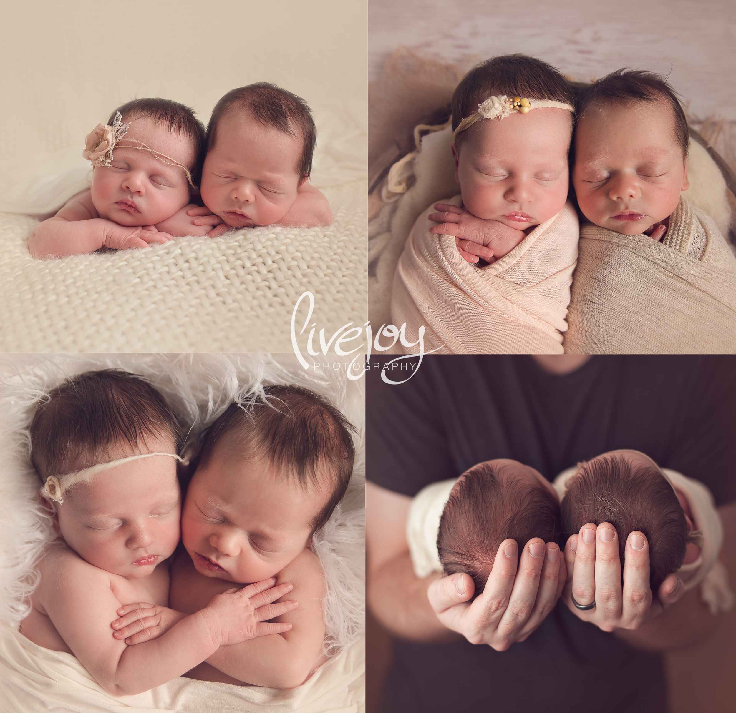 Twin Newborn Photography | Oregon | LiveJoy Photography